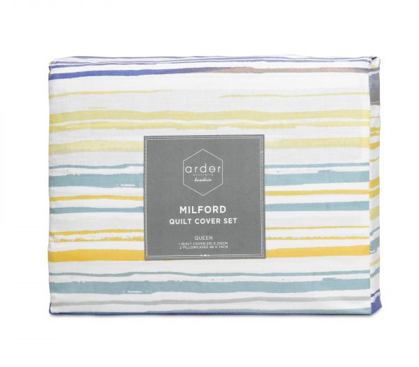 ARDOR BOUDOIR "Milford" QUILT COVER SET Ardor Bedding