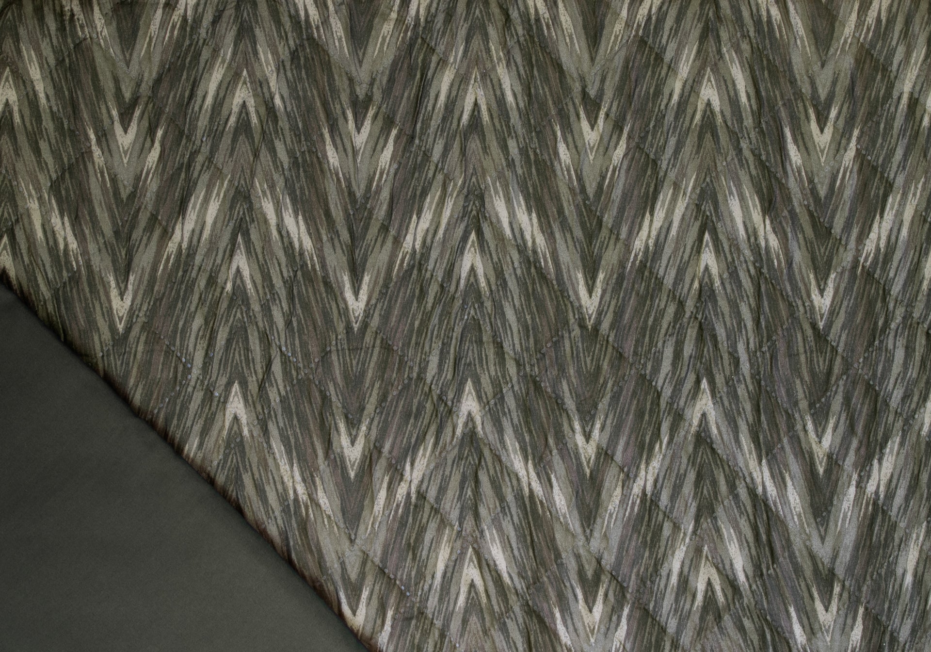 ARDOR BOUDOIR "Oak" EMBOSSED QUILT COVER SET - KHAKI Ardor Bedding