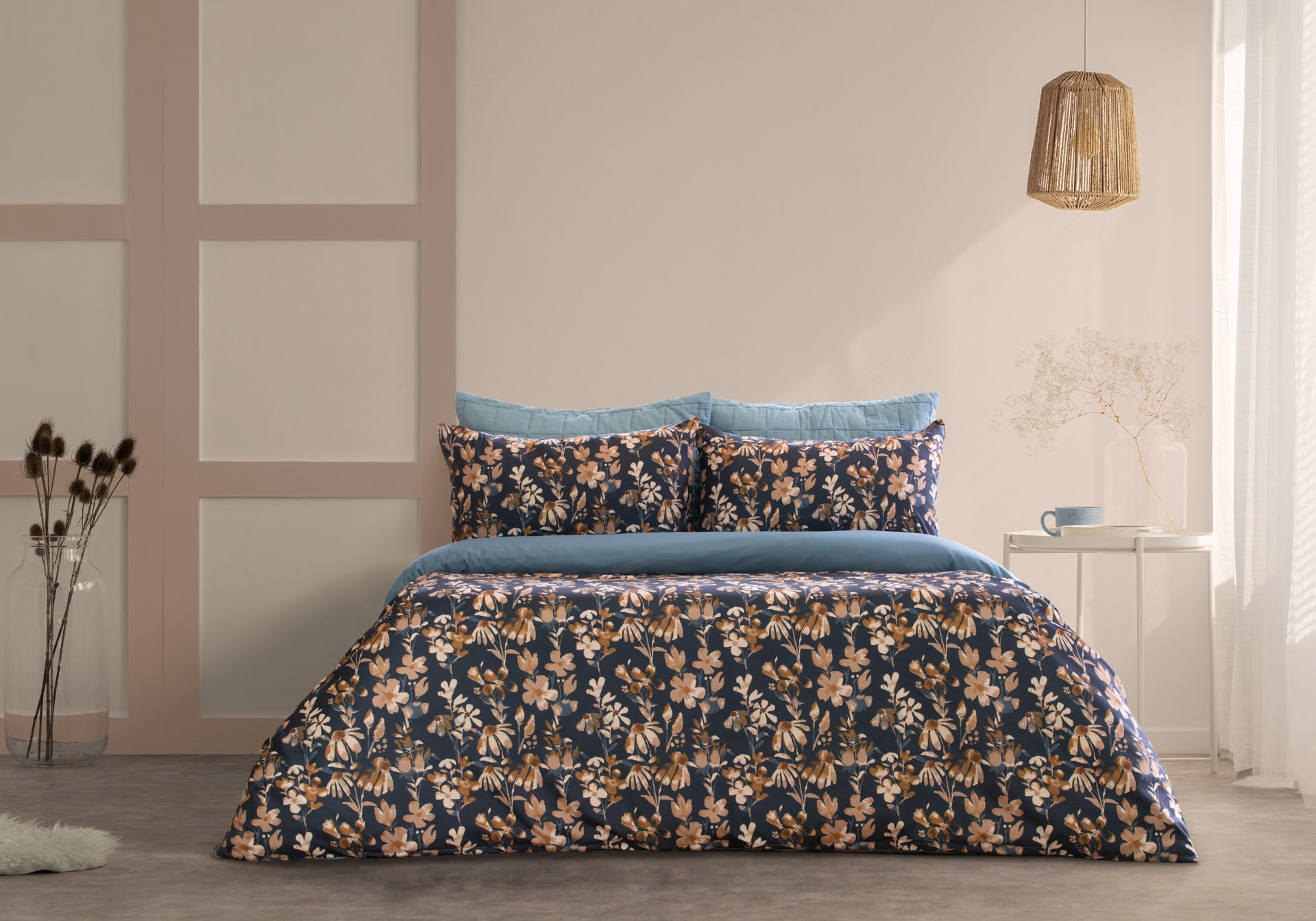 ARDOR BOUDOIR "Florentine" PRINTED MICROFIBRE QUILT COVER SET Ardor Bedding