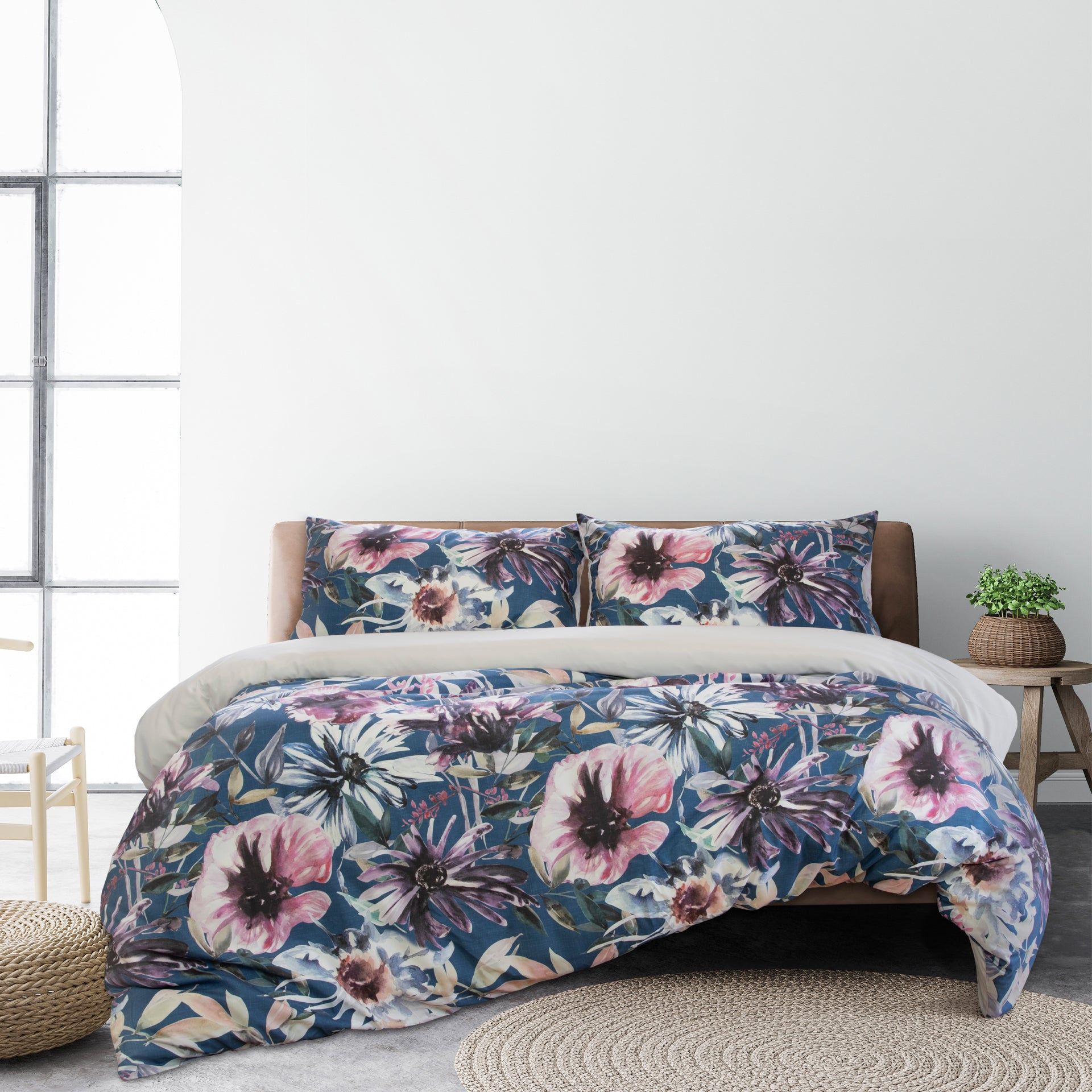 ARDOR BOUDOIR "Jenna" PRINTED MICROFIBRE QUILT COVER SET Ardor Bedding