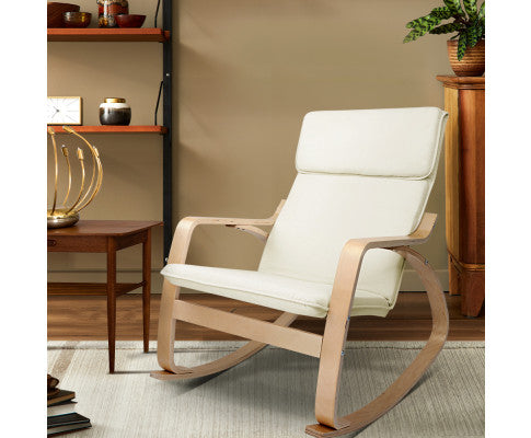 Rocking Armchair Bentwood Frame Aero Artiss
