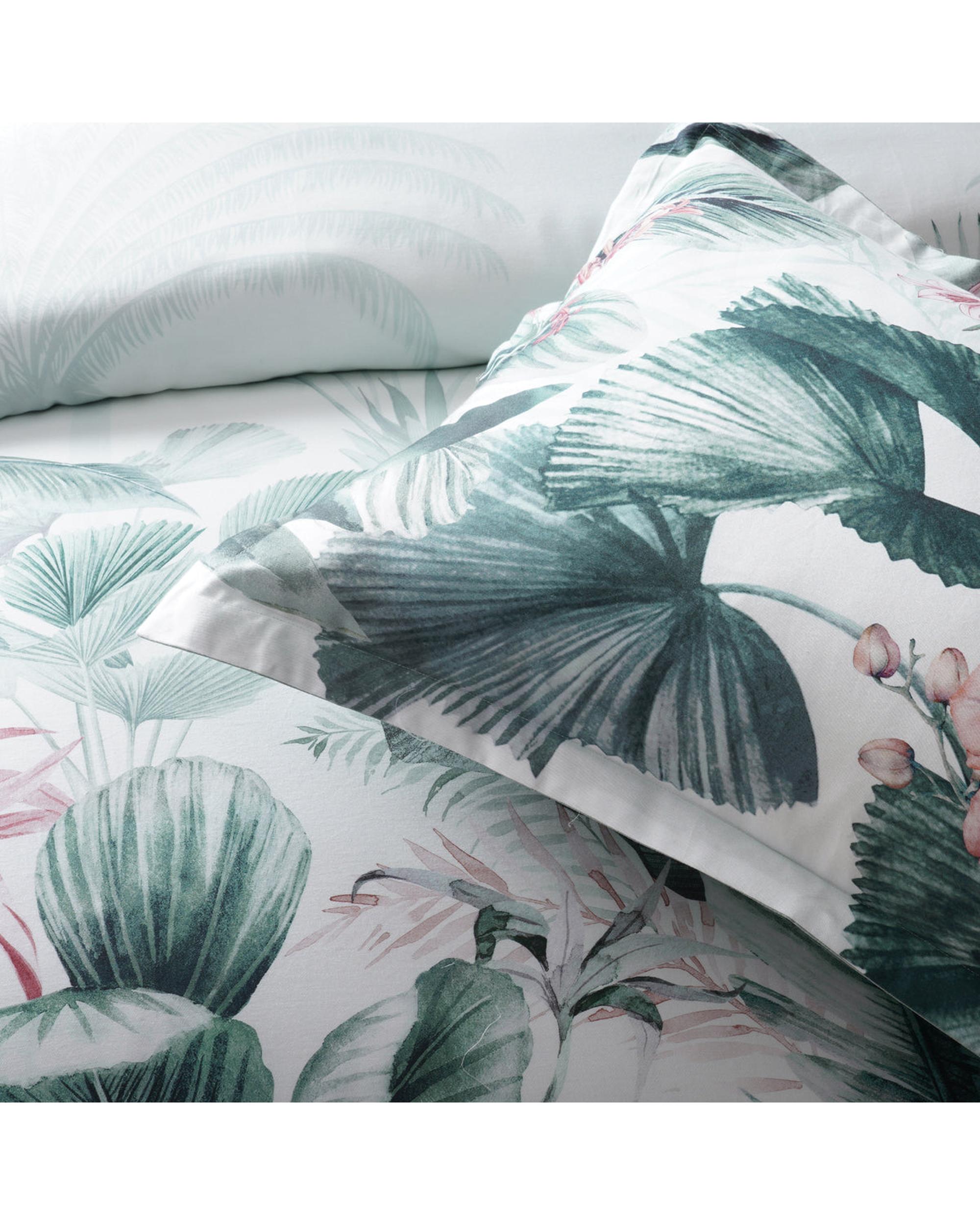 Bianca Bedding ABBEY Green Quilt Cover Set