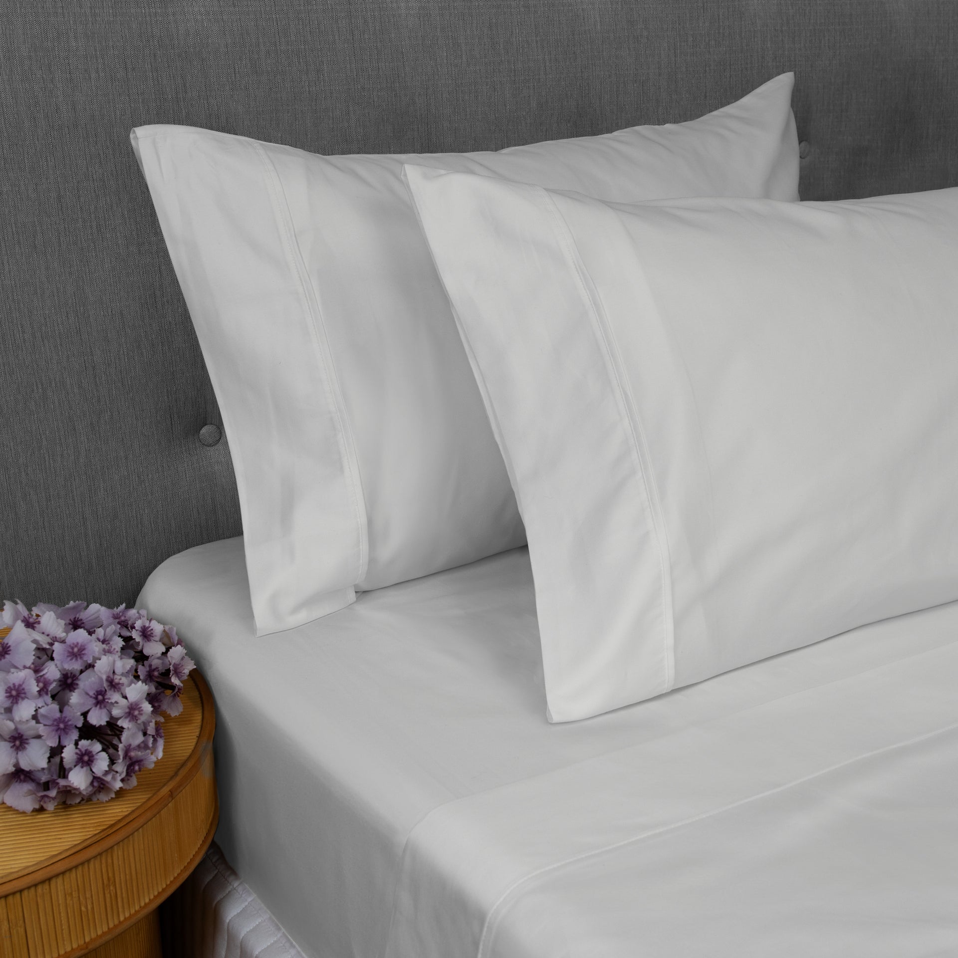 ALGODON "500TC Australian Cotton " SHEET SET - SILVER Algodon