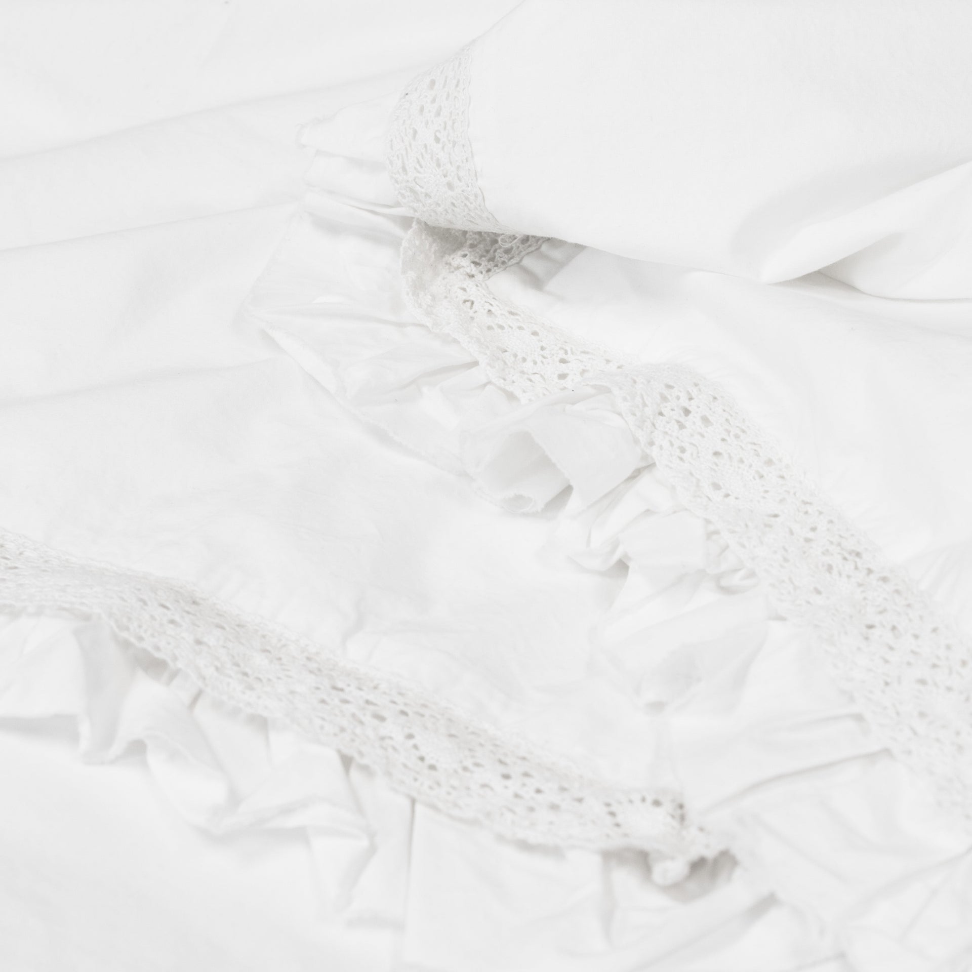 ALGODON "Adele" RUFFLE WASH QUILT COVER SET Algodon Bedding