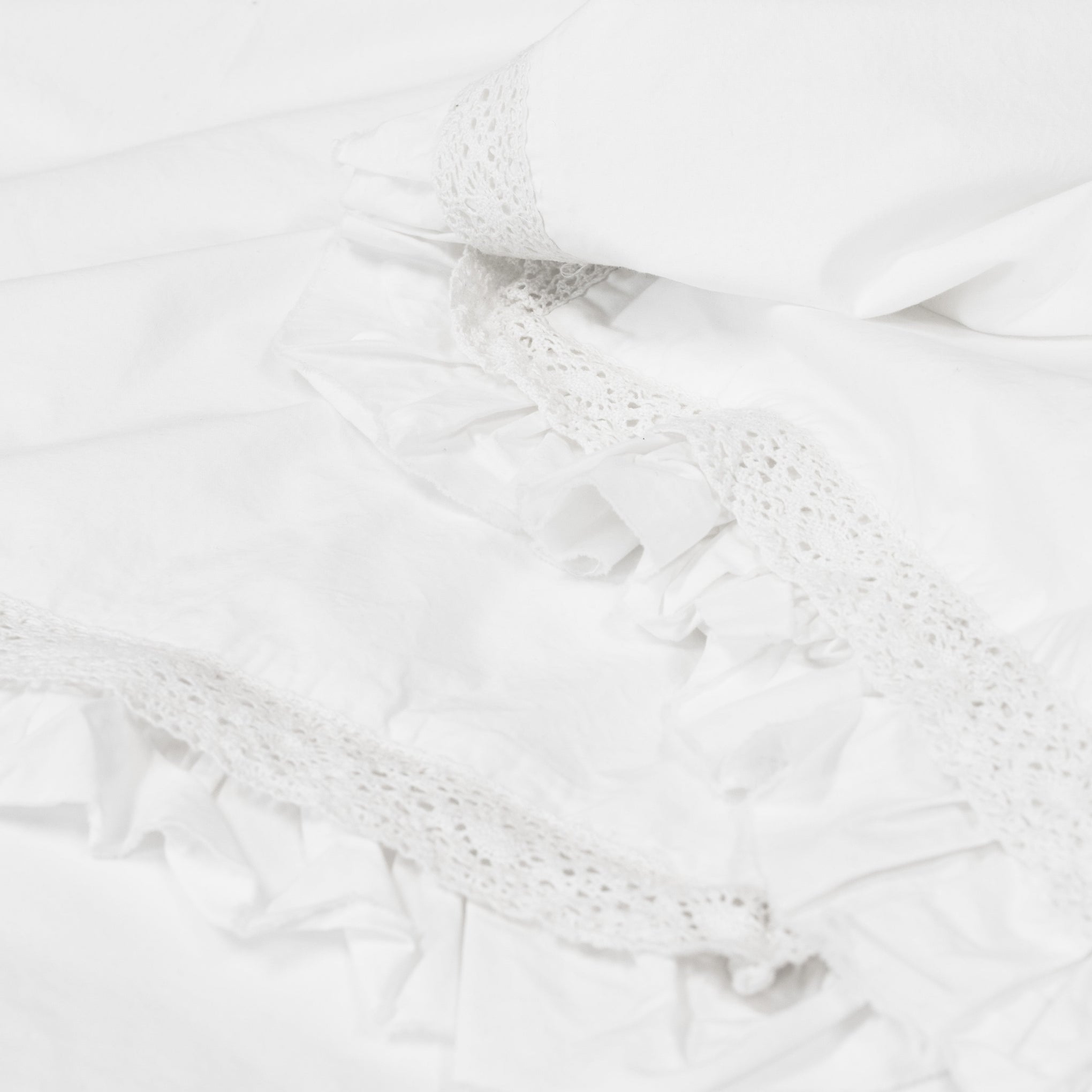 ALGODON "Adele" RUFFLE WASH QUILT COVER SET Algodon Bedding