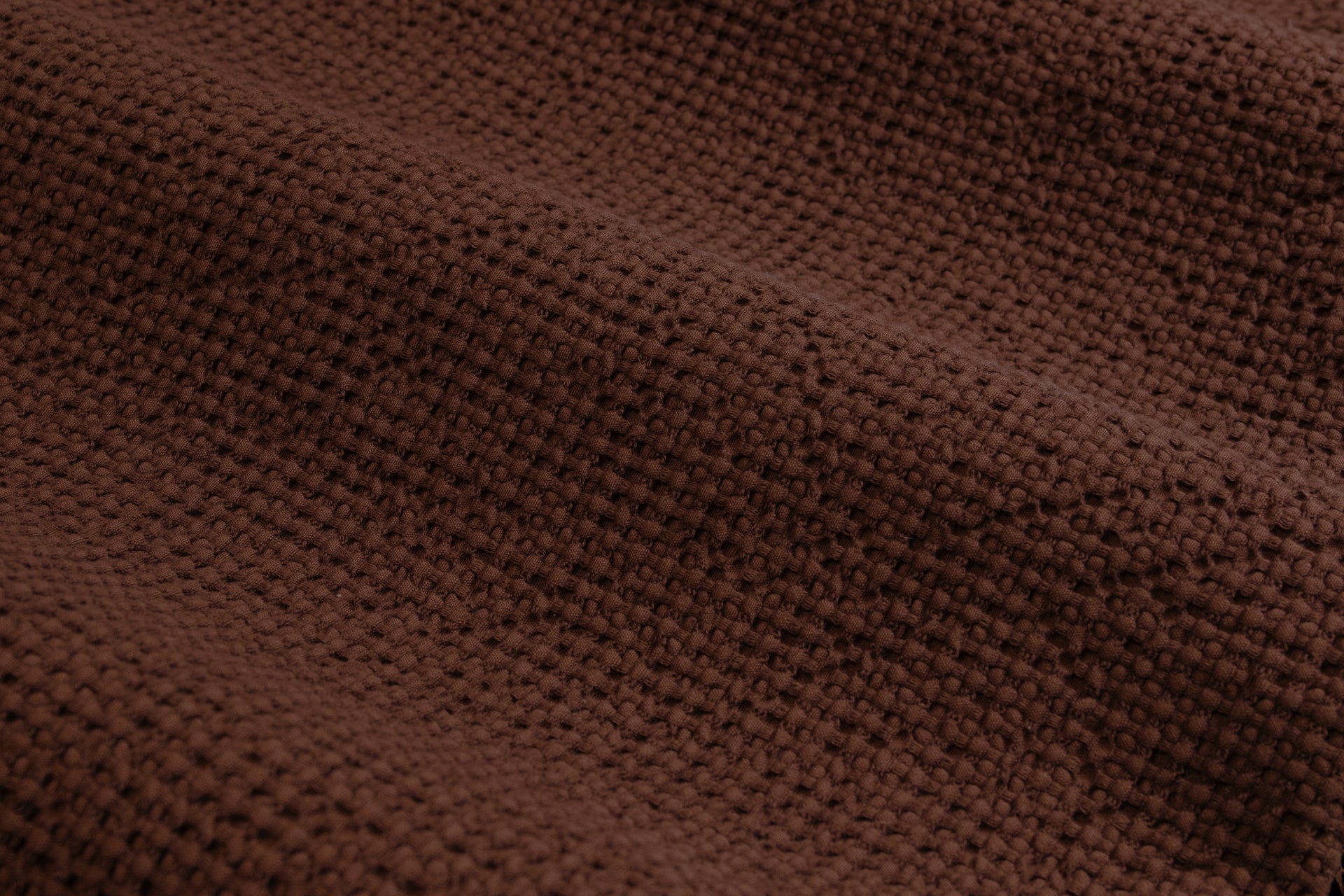 ALGODON "Ranch" COTTON WAFFLE QUILT COVER SET - BARK Algodon