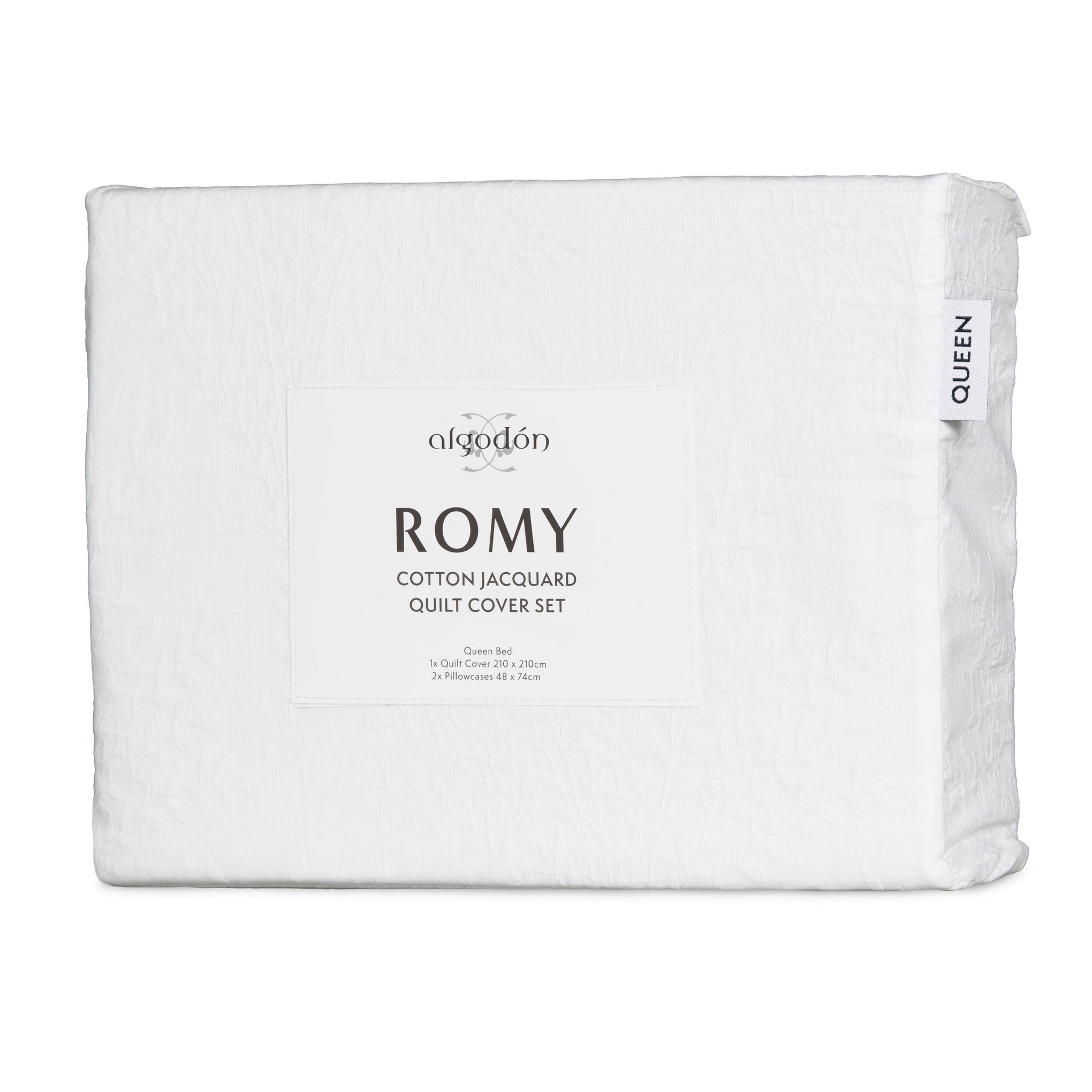 ARDOR BOUDOIR "Byron" SEERSUCKER STRIPES QUILT COVER SET (Copy) Ardor Bedding