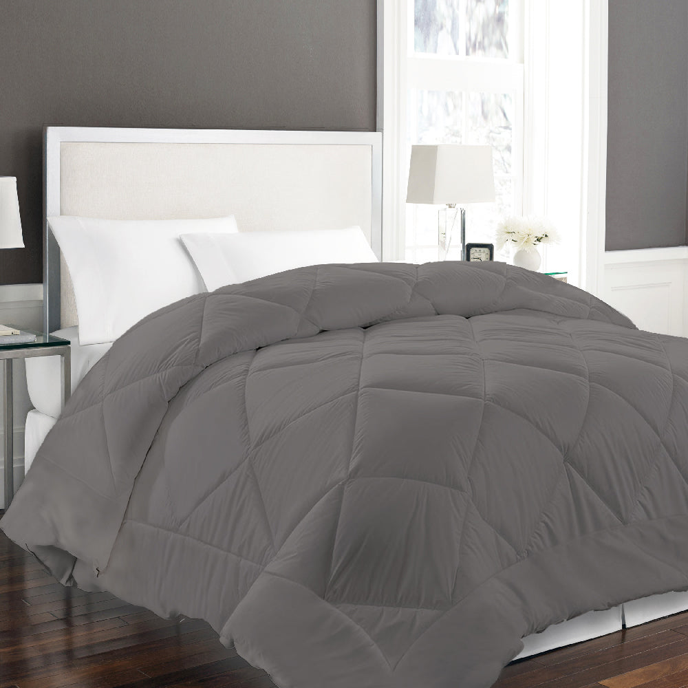Luxor Australian Made Ultra Warm Winter Grey 800GSM Microfibre Quilt