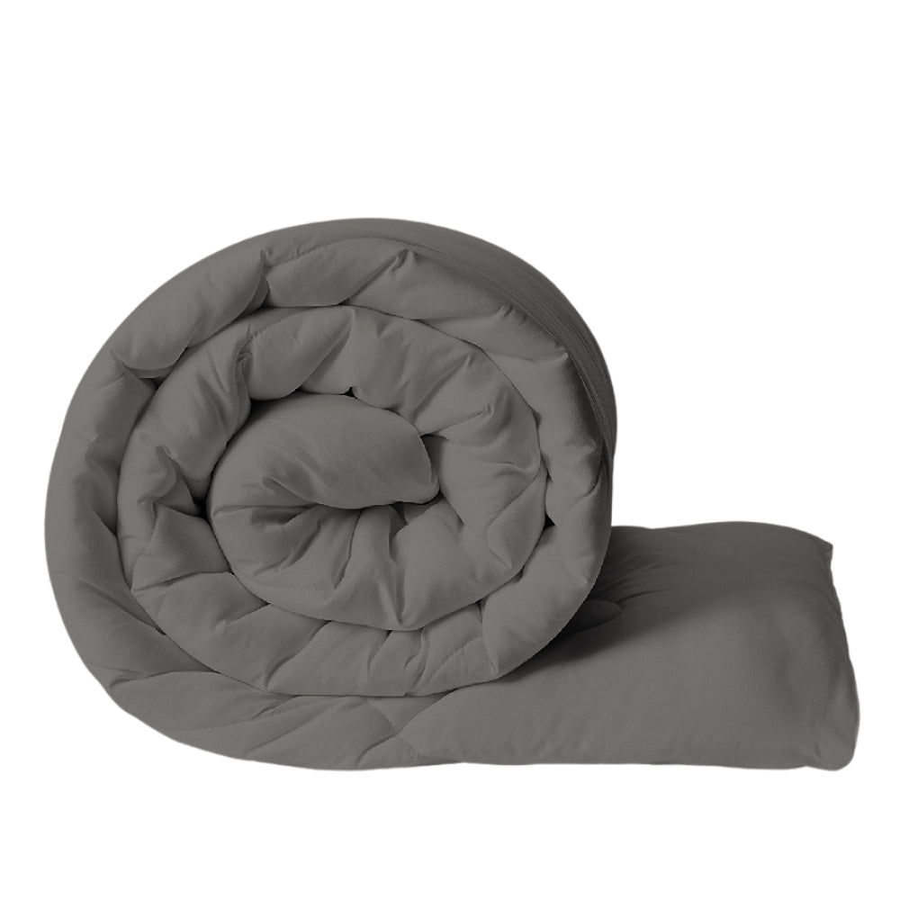 Luxor Australian Made Ultra Warm Winter Grey 800GSM Microfibre Quilt