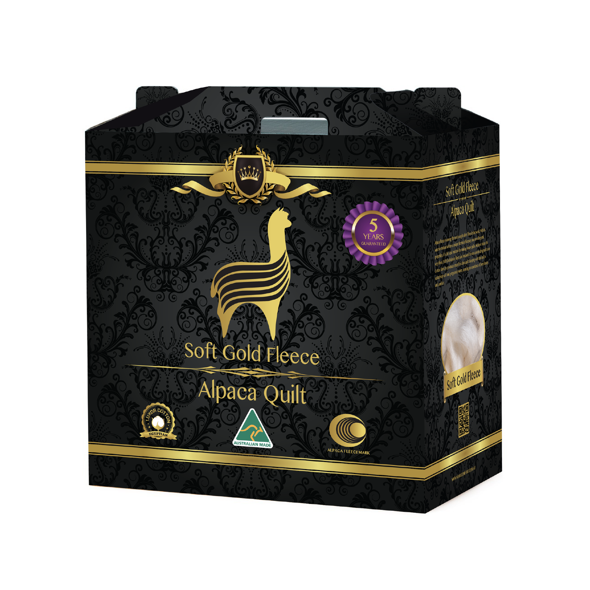 Woolcomfort Australian Made Soft Gold Fleece Alapca Quilt