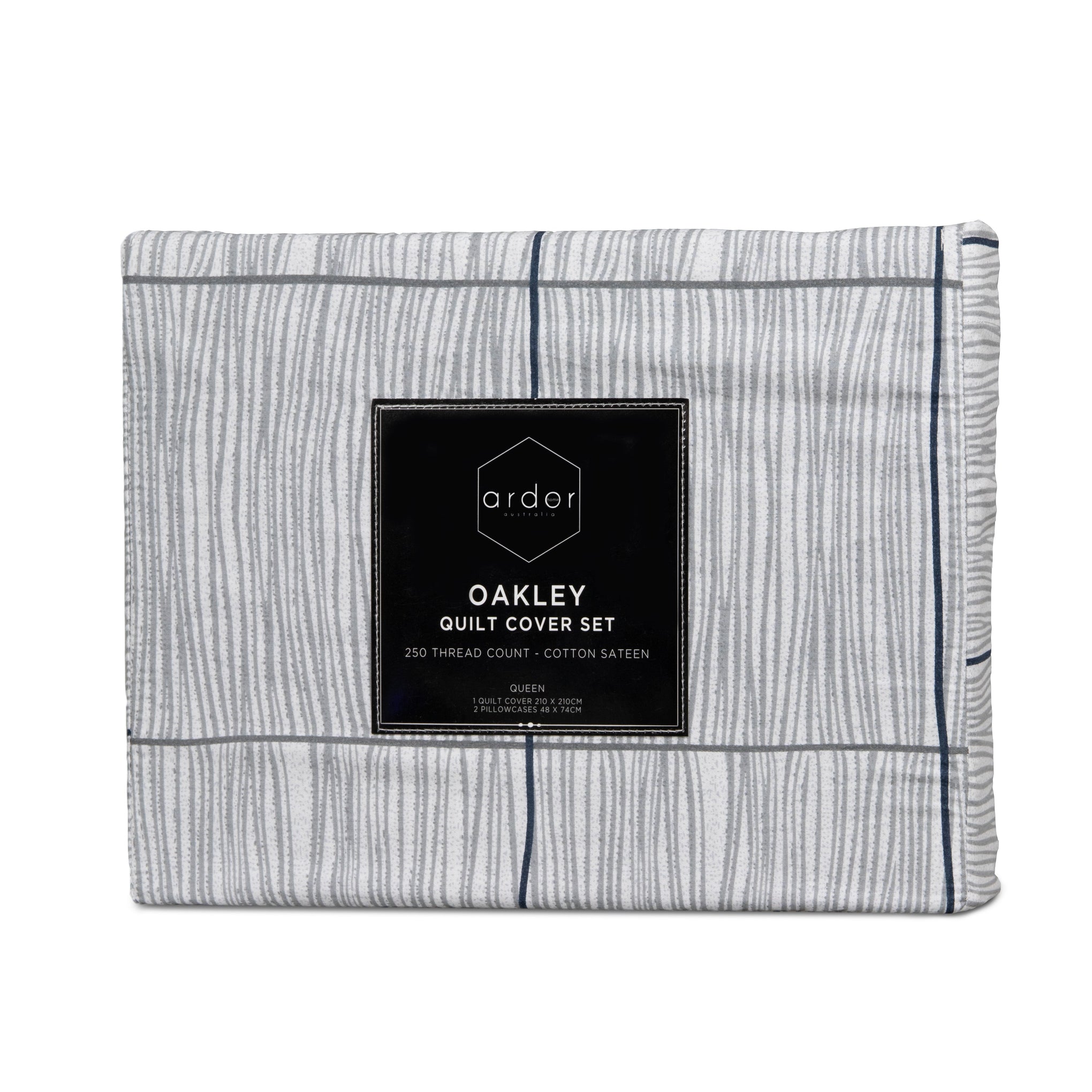 ARDOR "Oakley" QUILT COVER SET Ardor Bedding