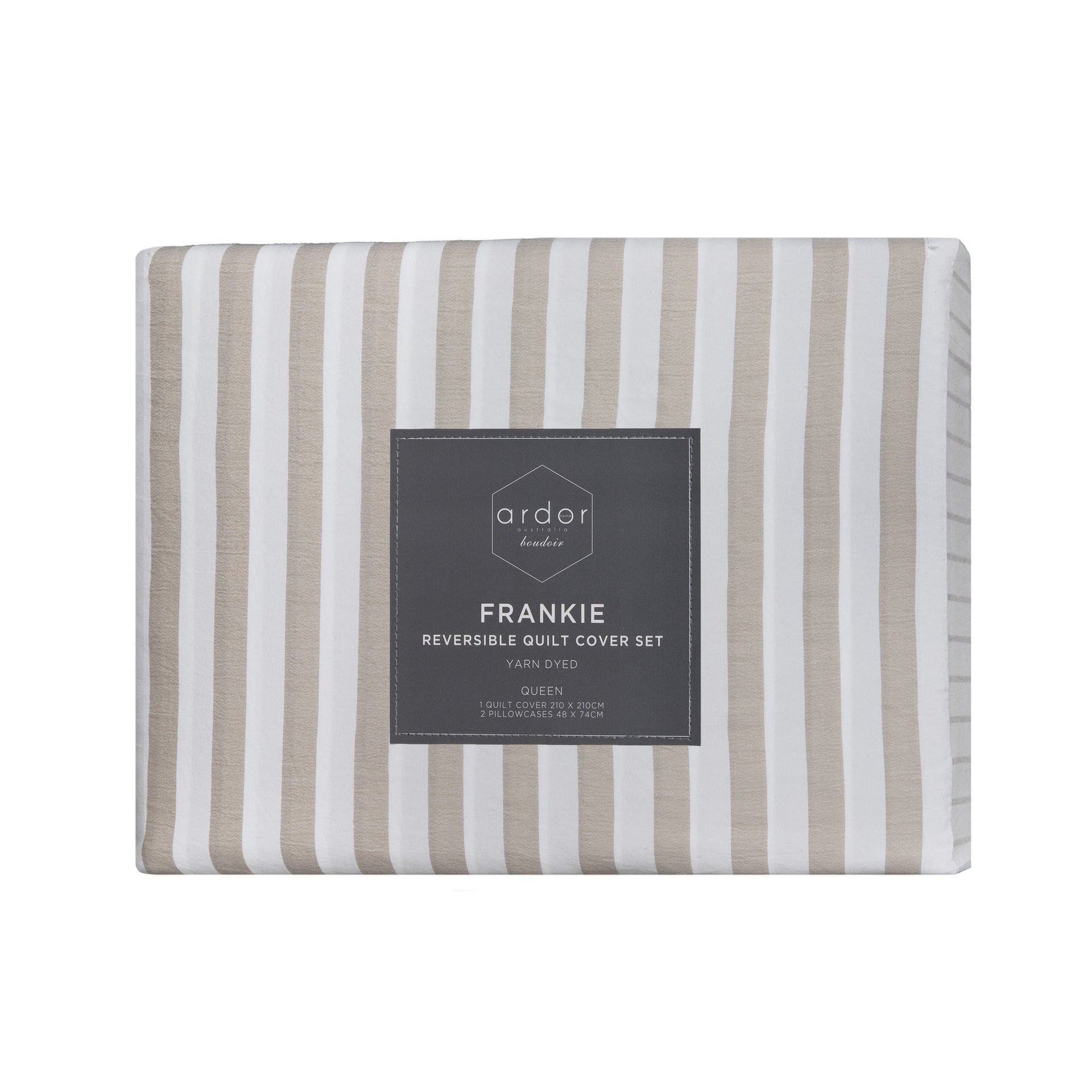 ARDOR "Frankie Stripe" QUILT COVER SET Ardor Bedding