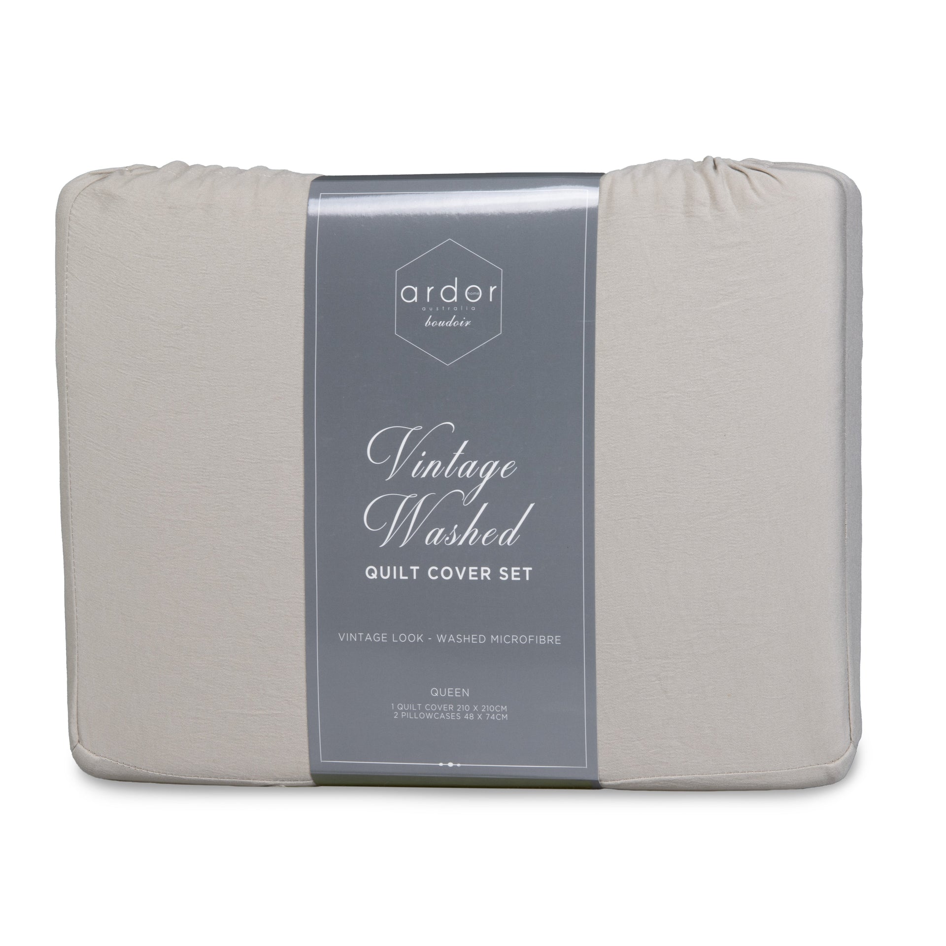 ARDOR "Vintage Washed" QUILT COVER SET Ardor Bedding