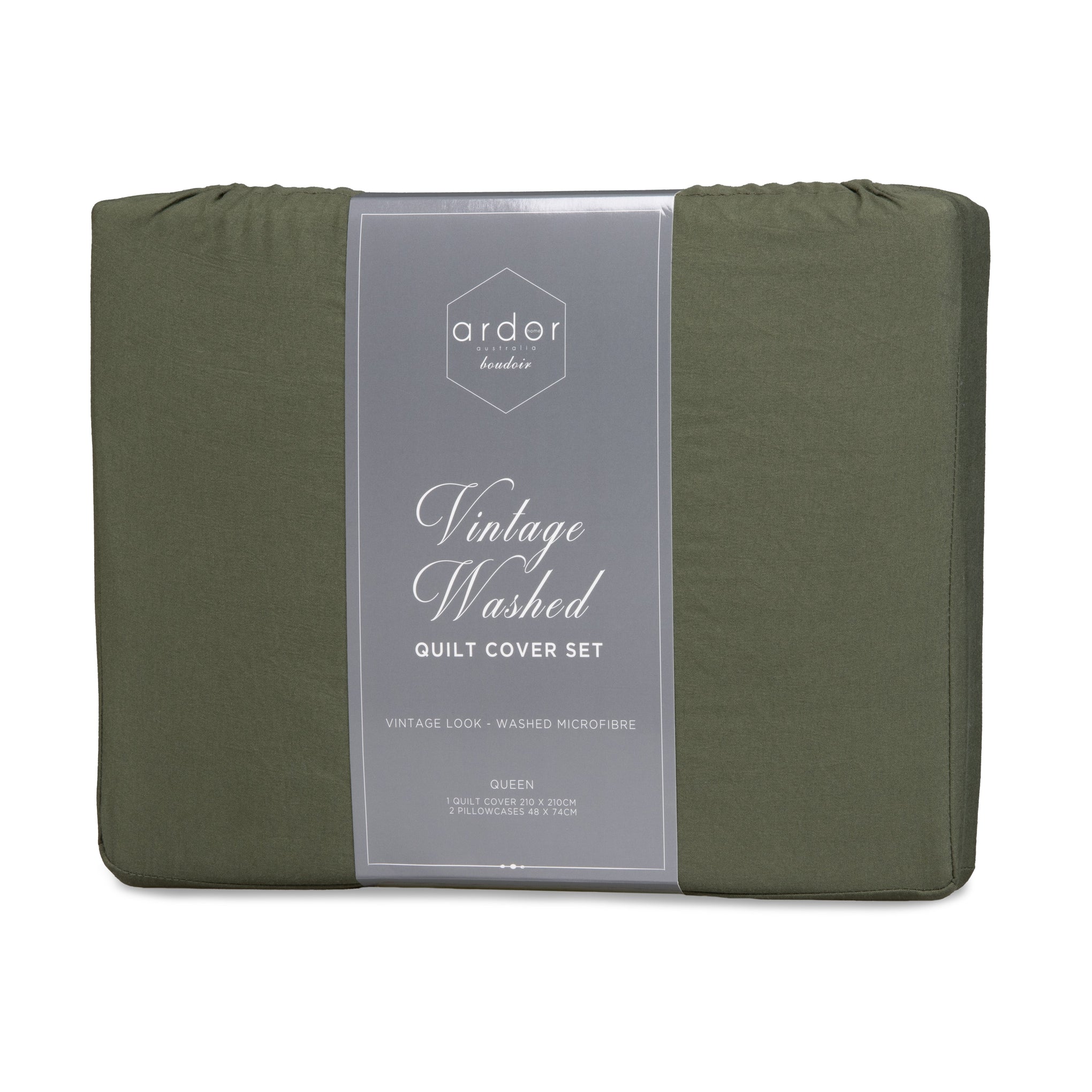 ARDOR "Vintage Washed" QUILT COVER SET Ardor Bedding