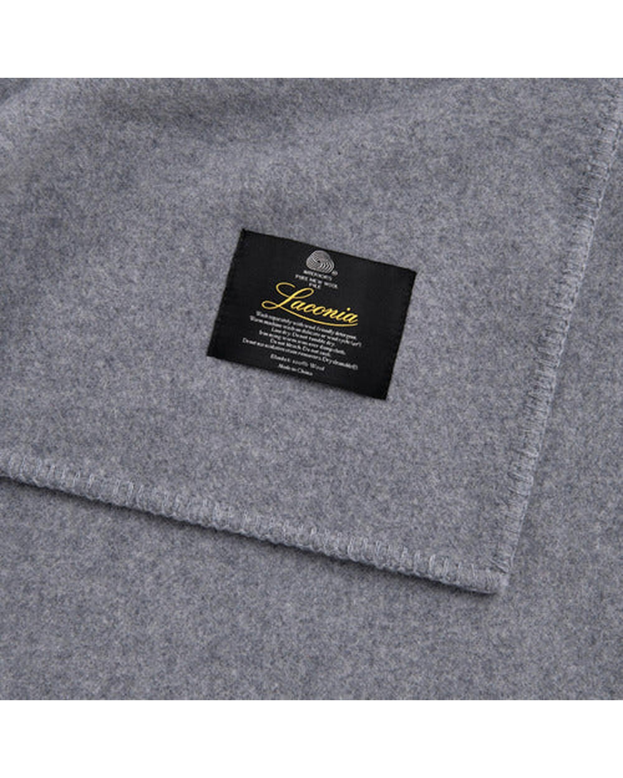 LACONIA 400gsm wool blanket  - gREY Bianca Bedding