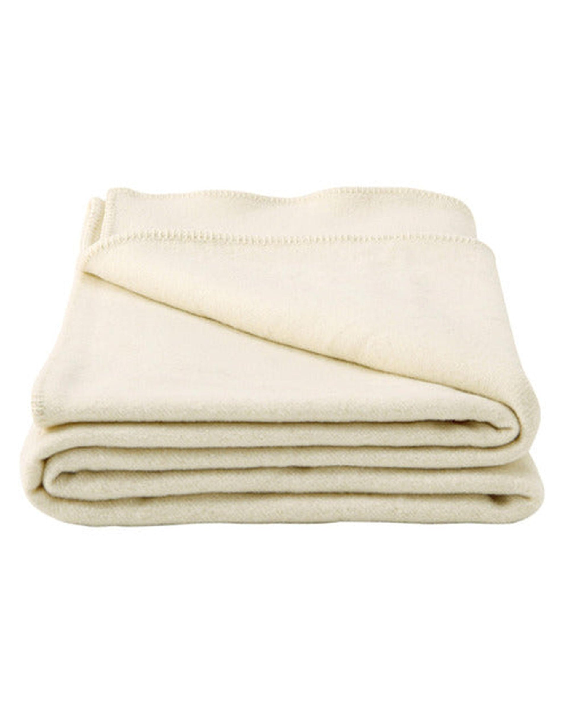 LACONIA 400gsm wool blanket  - Natural Bianca Bedding