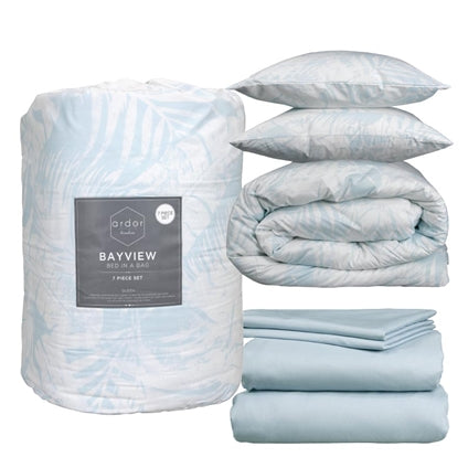 ARDOR BOUDOIR "BAYVIEW" BED-IN-A-BAG - 7 PIECE SET Ardor Bedding