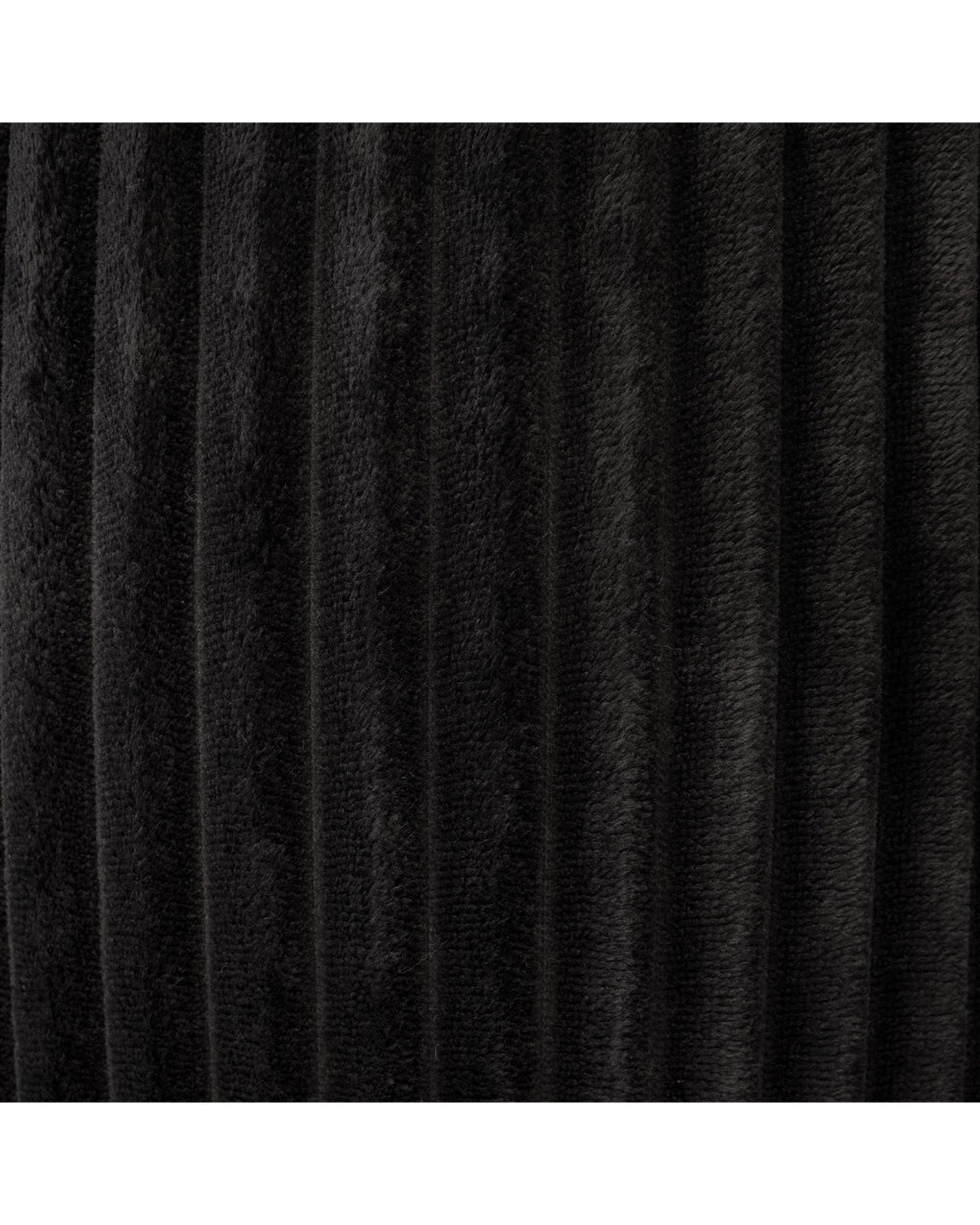 Bambury Channel Fleece Robe Charcoal