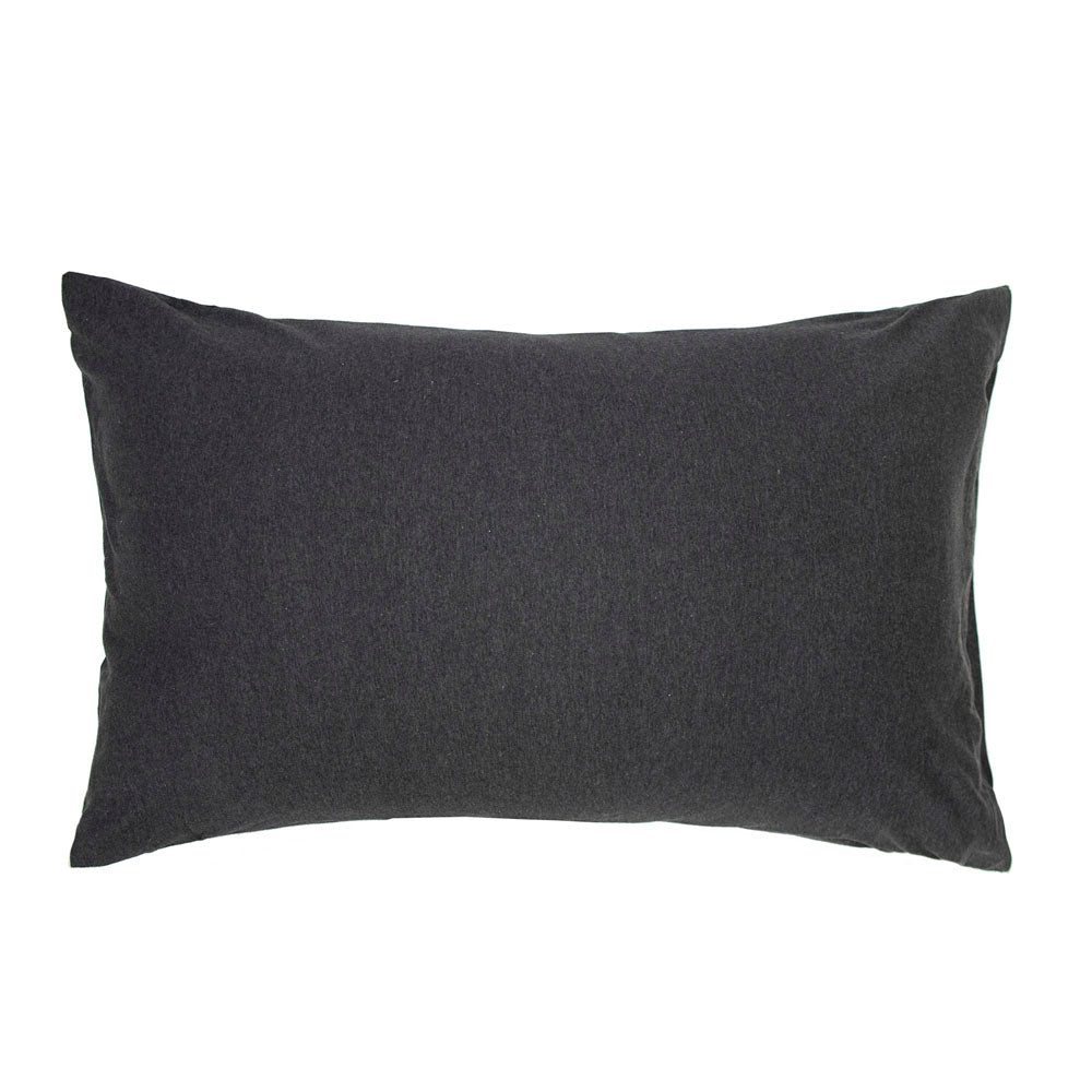 BedT Organica Fitted and Pillowcase Set Charcoal