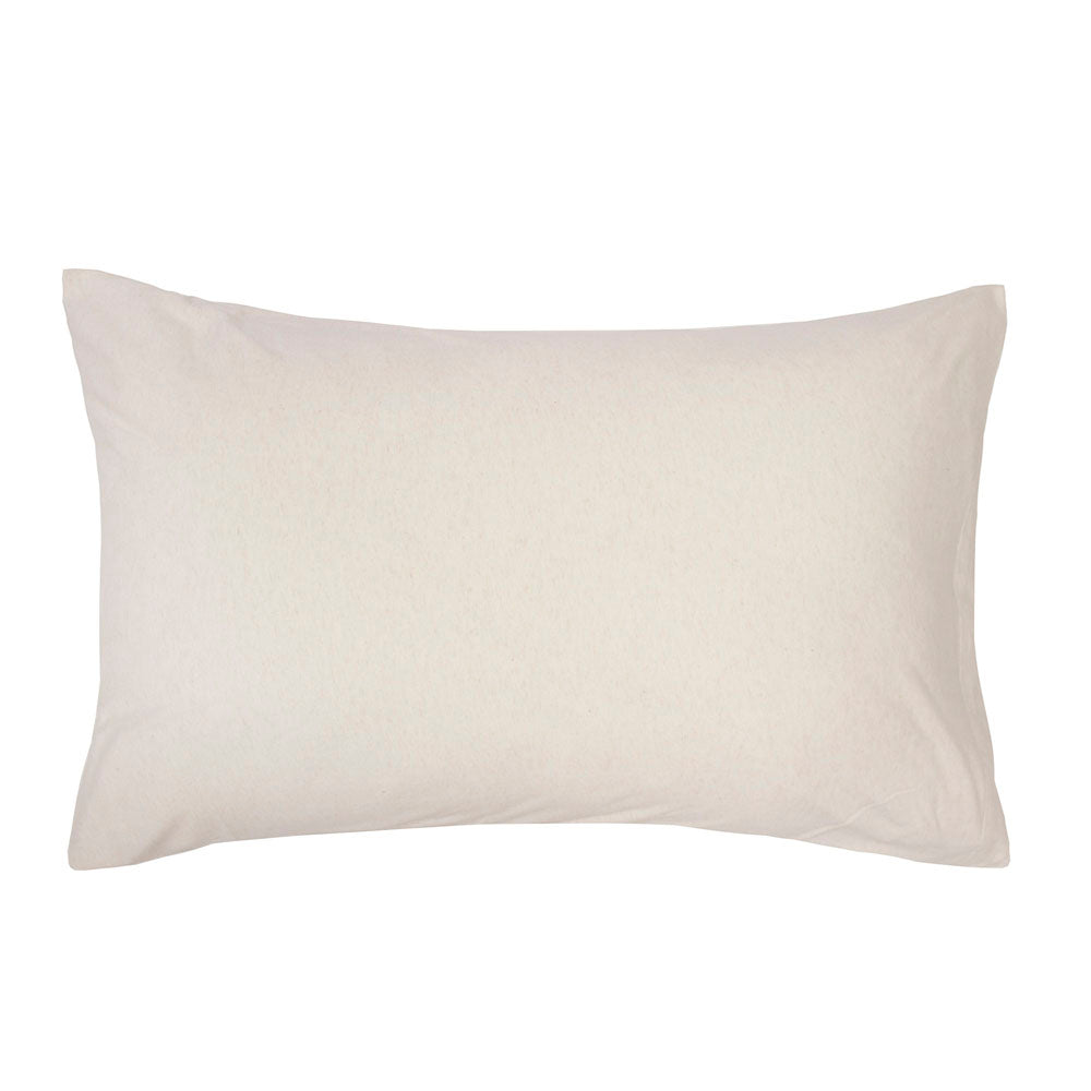 BedT Organica Fitted and Pillowcase Set Stone