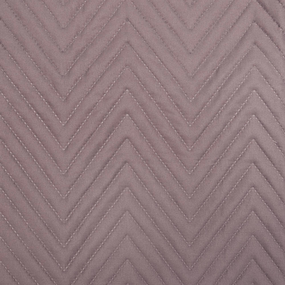 Bambury | Herringbone Embossed Coverlet Set Mauve S/D