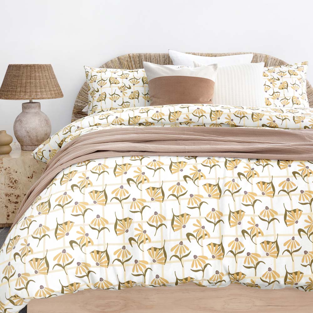 Bambury Arlo Flannelette Quilt Cover Set