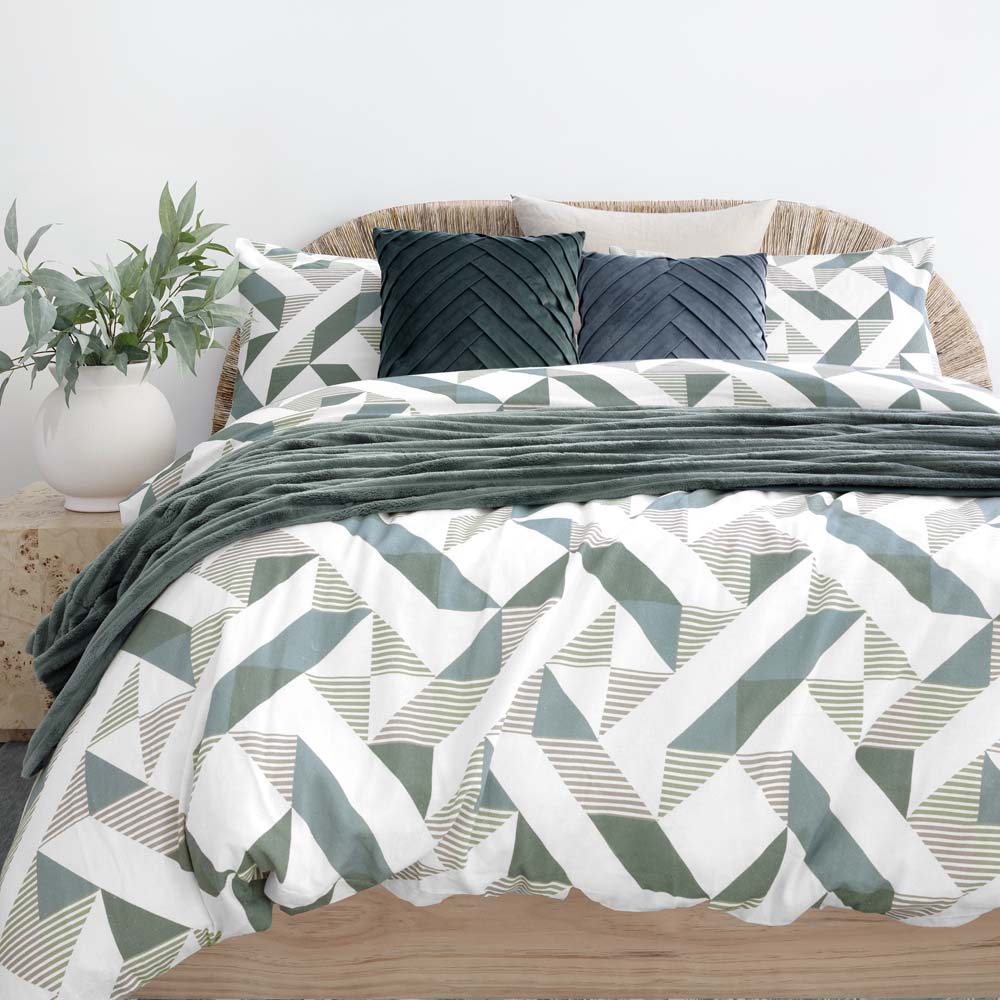 Bambury Onslow Flannelette Quilt Cover Set