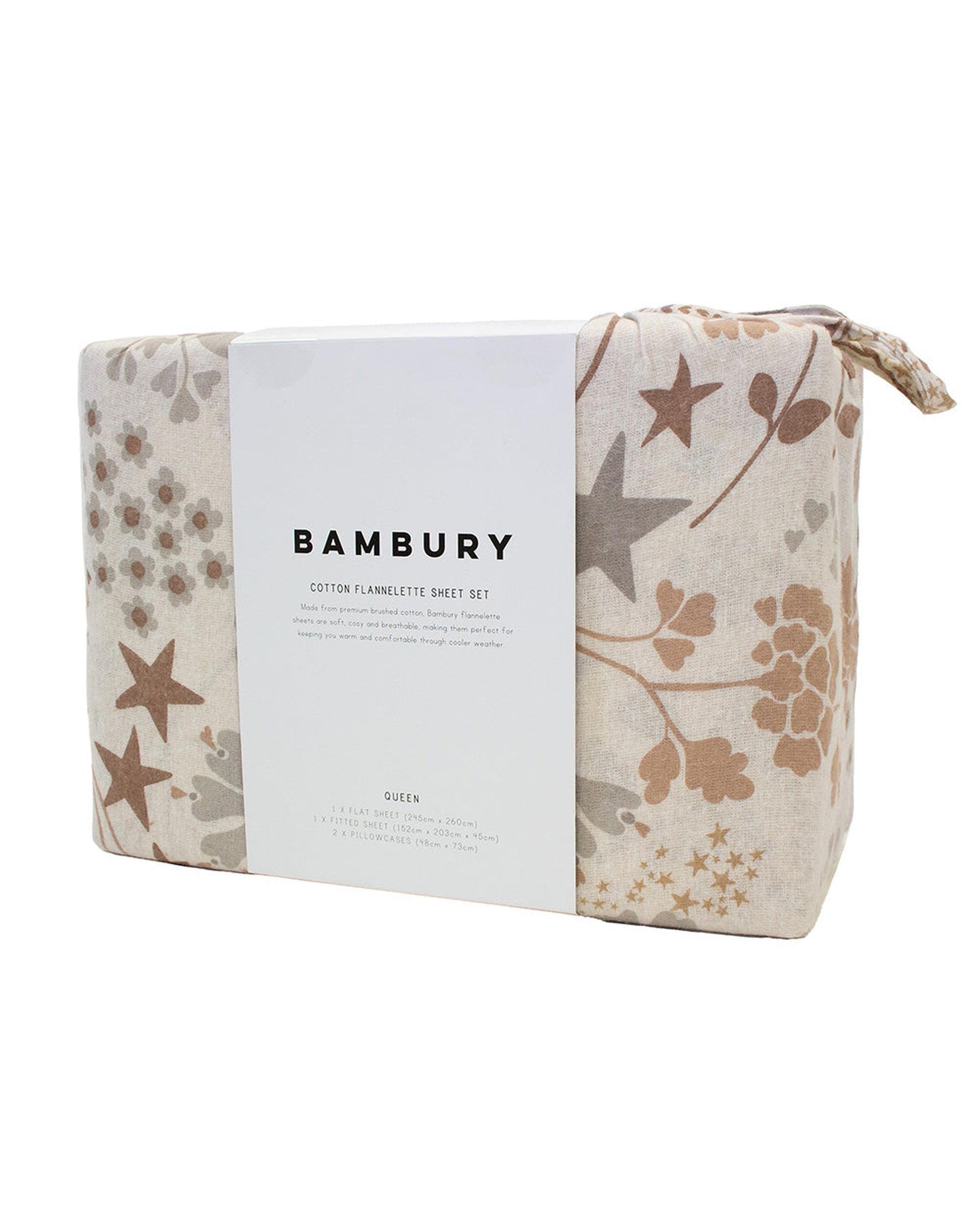 Bambury Alice Flannelette Sheet Set Bambury