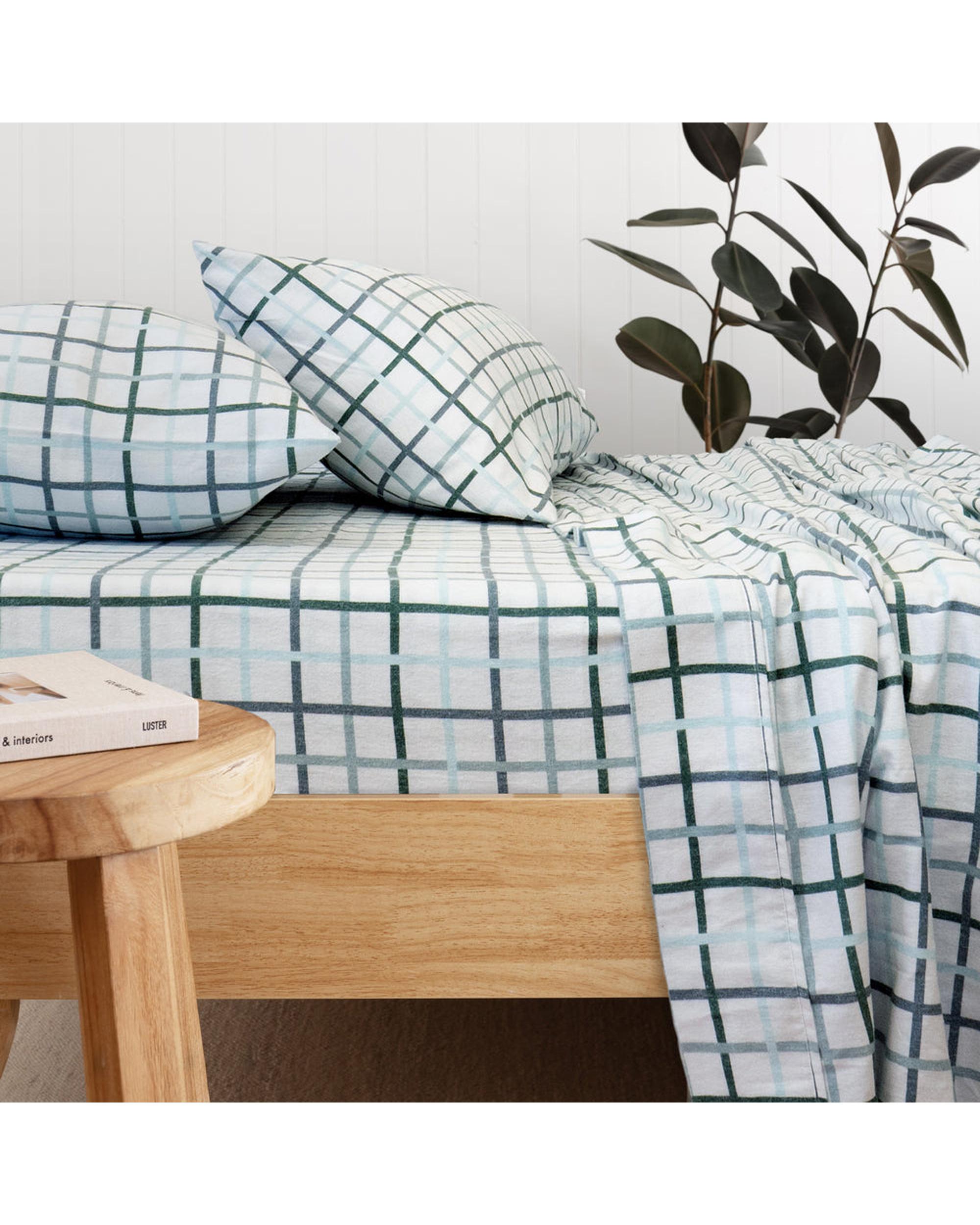 Bambury Campbell Flannelette Sheet Set