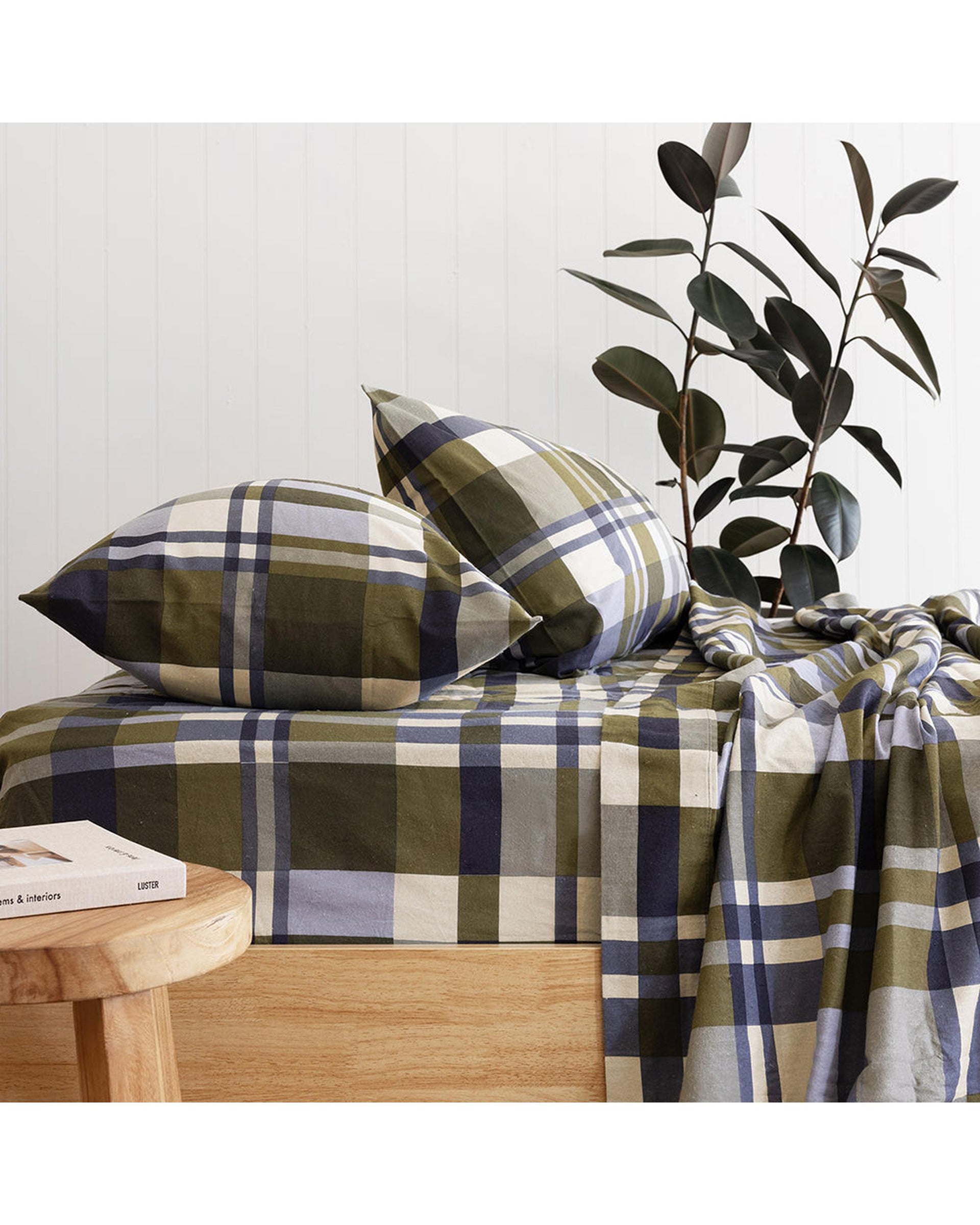 Bambury Devin Flannelette Sheet Set Bambury