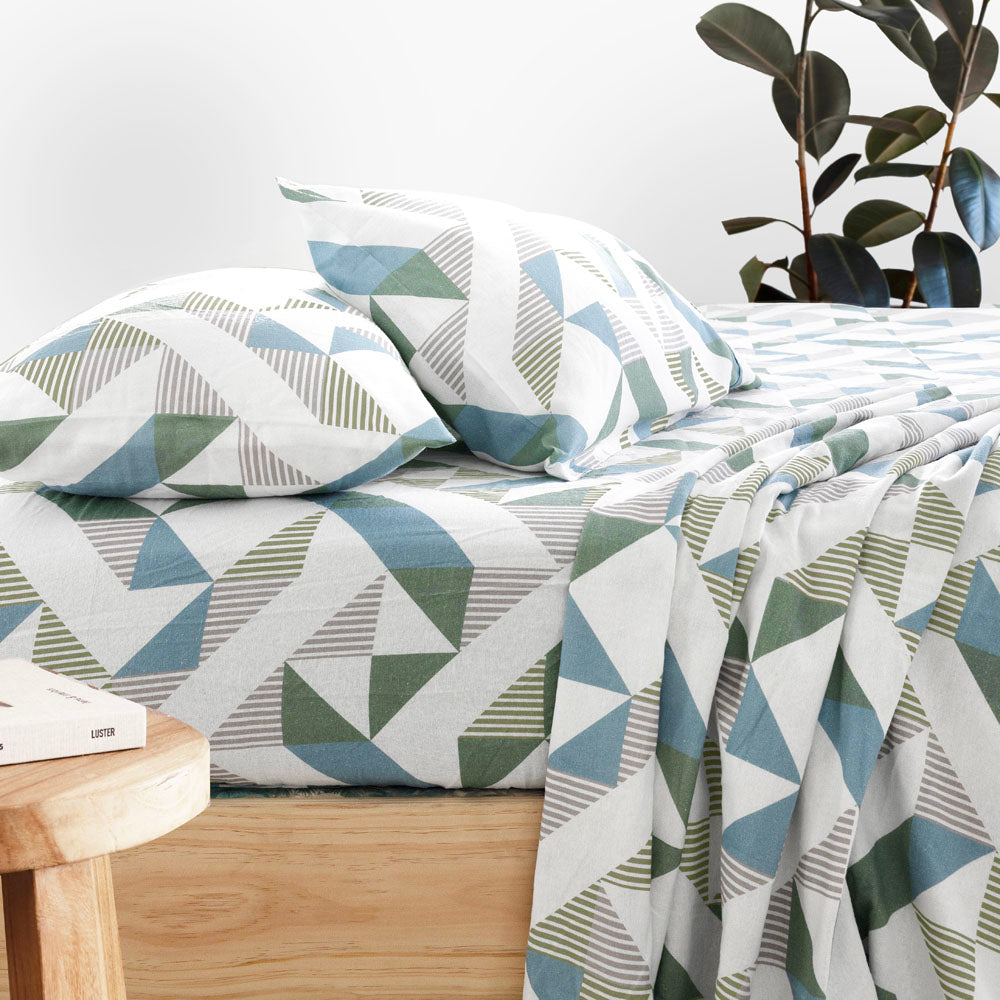 Bambury Onslow Flannelette Sheet Set