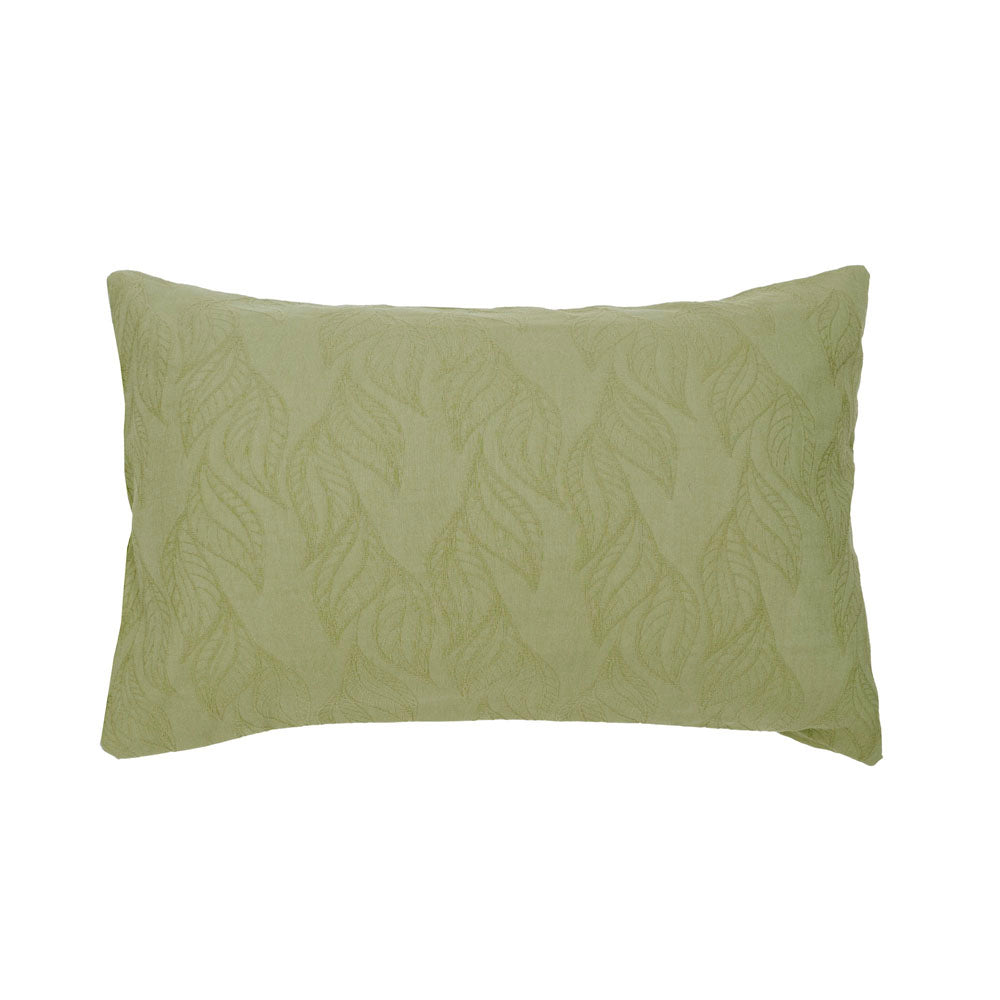 Bambury | Acacia Jacquard Quilt Cover Set Pear Queen