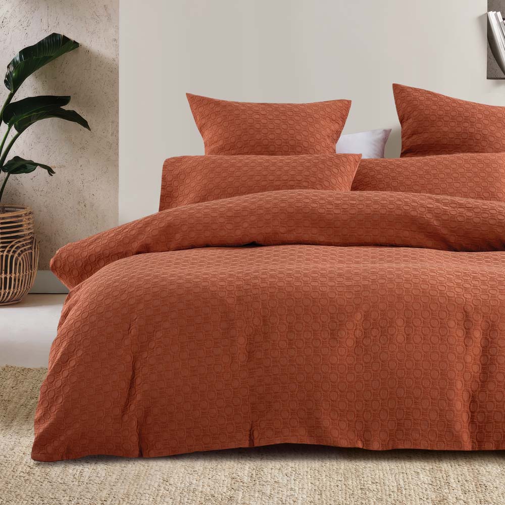 Bambury |Luna Jacquard Quilt Cover Set