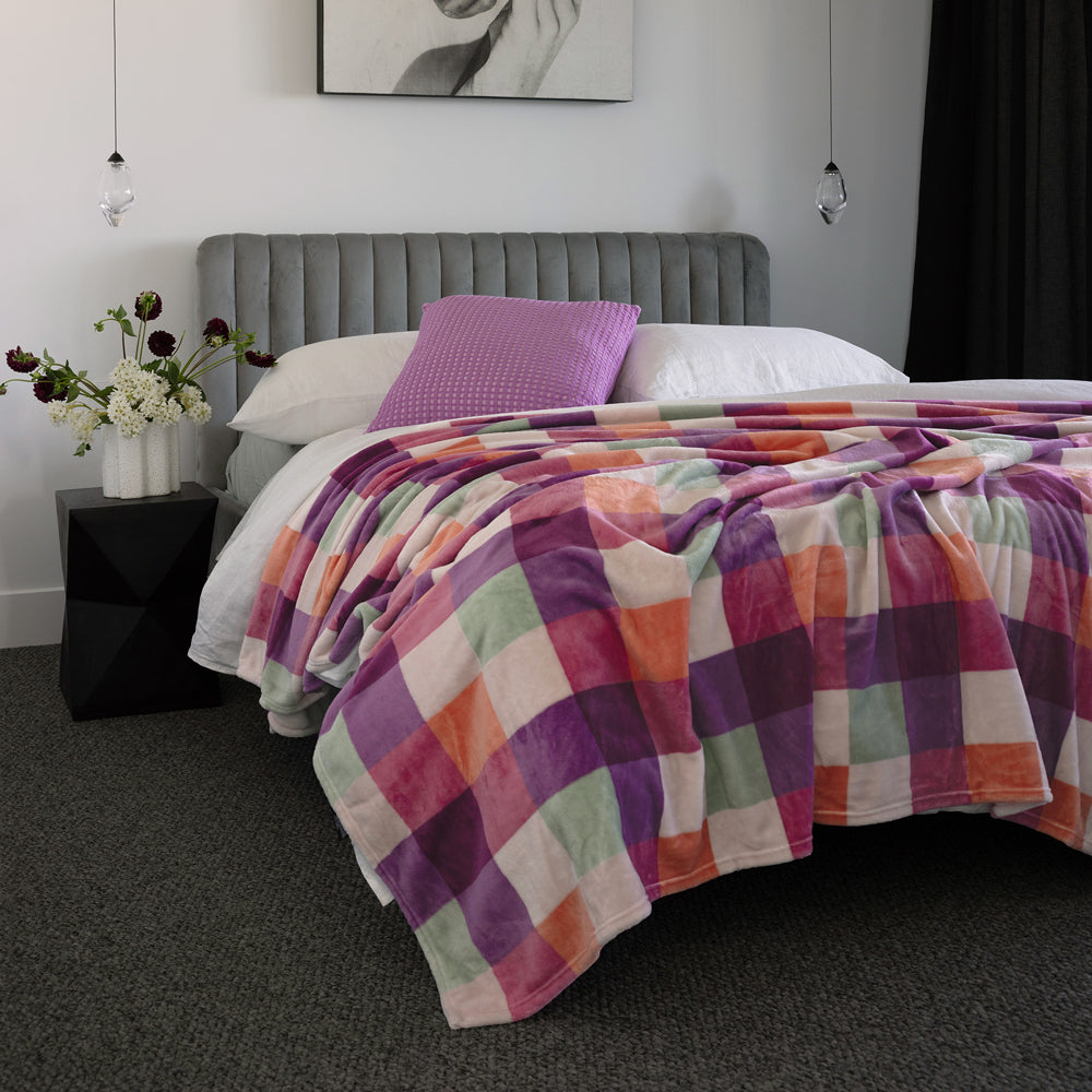 Bambury Charlie Ultraplush Blanket Sherbet