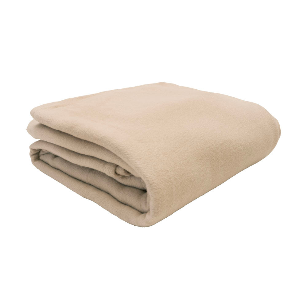 Bambury Carson Wool Bamboo Blanket Latte