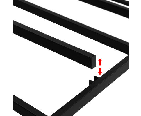 Bed Frame Metal Grey MASON Artiss