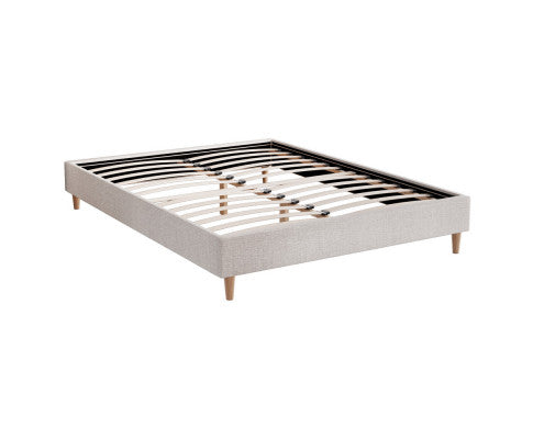 Bed Frame Beige ZORA Artiss