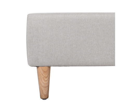 Bed Frame Beige ZORA Artiss