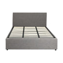 Kobe Bed Frame with Gas Lift and Storage Space Mattress Base Oikiture