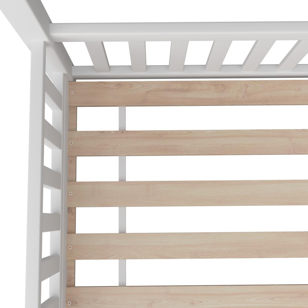 Bed Frame Kids Wooden Single Timber House Frame Mattress Base Platform Oikiture