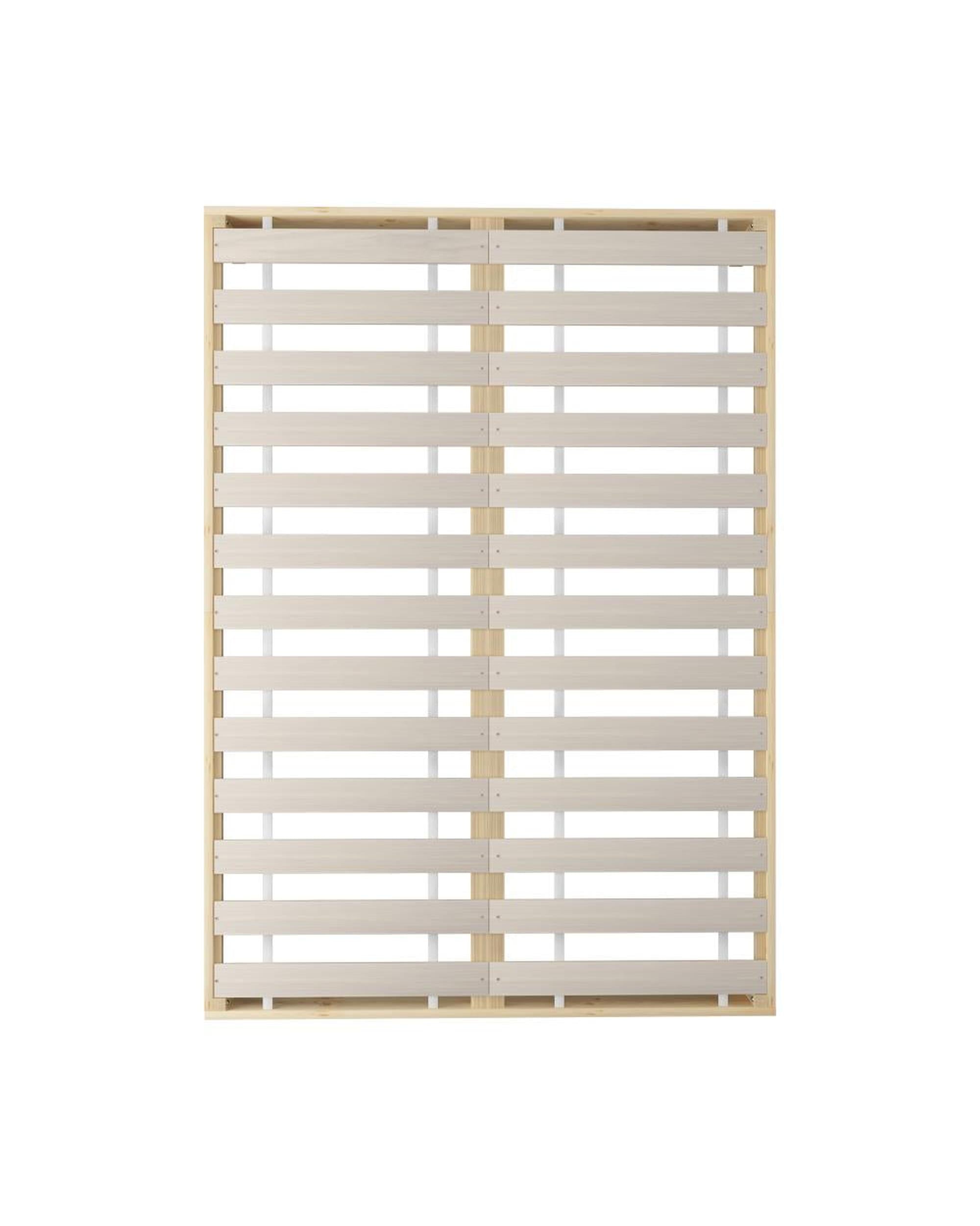 Bed Frame King Size Wooden Pine Timber Bedroom Furniture Oikiture