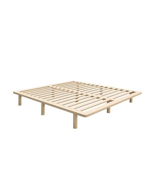 SUNBURY Bed Frame Wooden Bed Base Oikiture