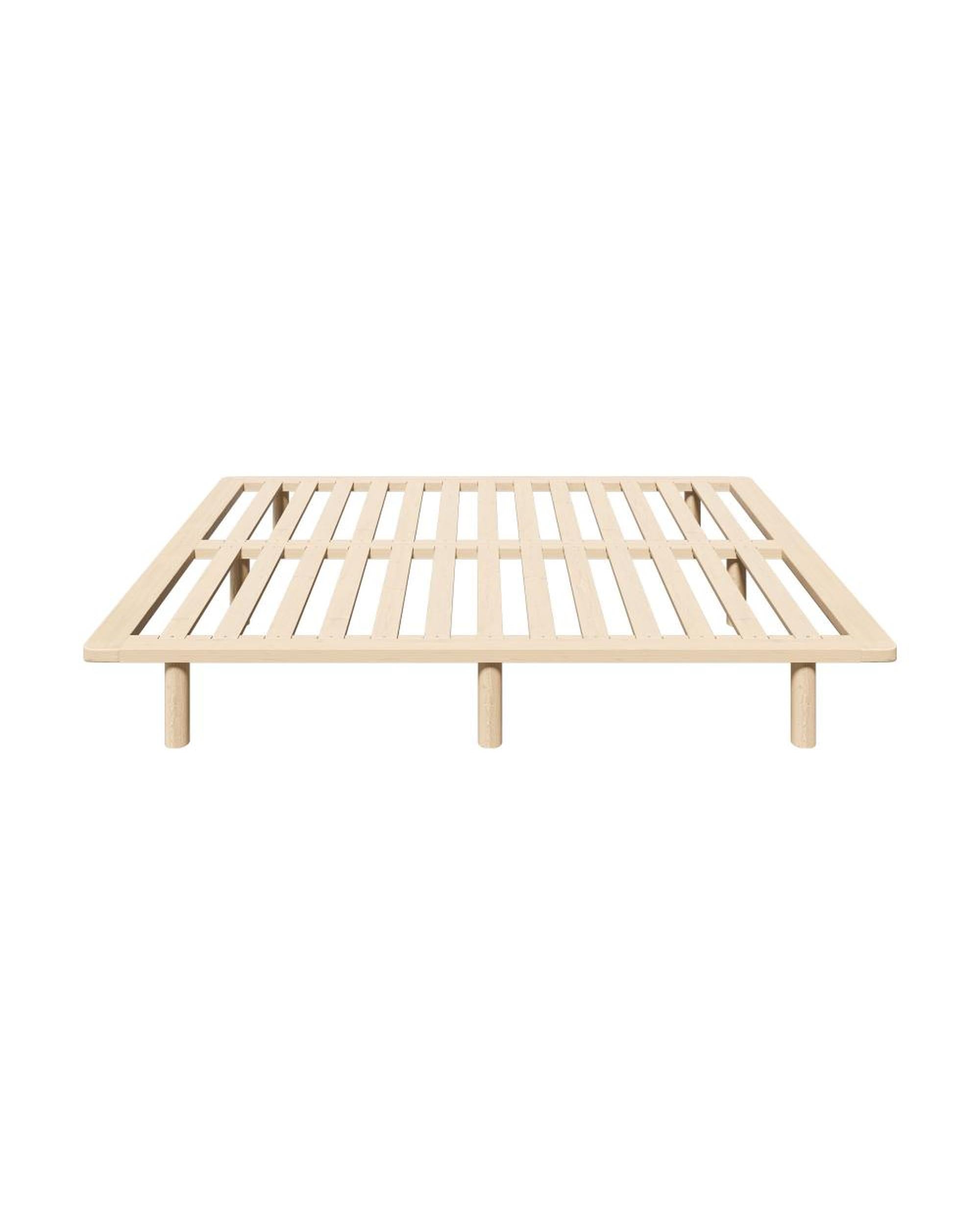 SUNBURY Bed Frame Wooden Bed Base Oikiture