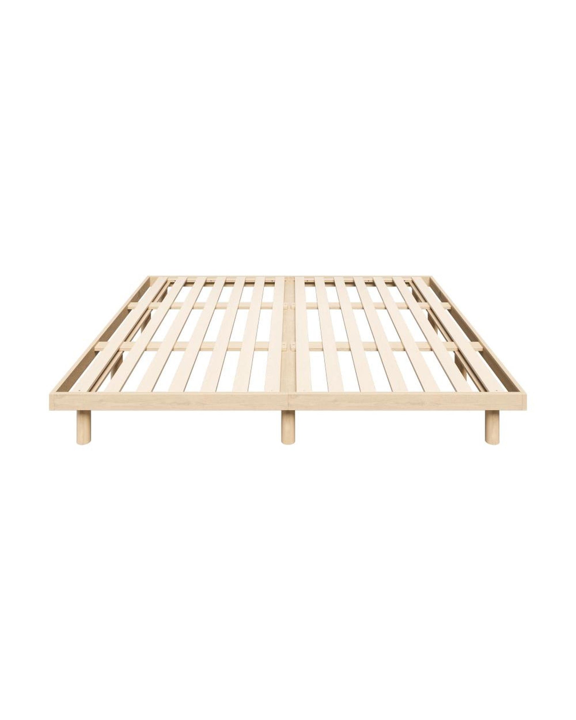 Gisborne Bed Frame Bed Base Solid Wood Slats Oikiture