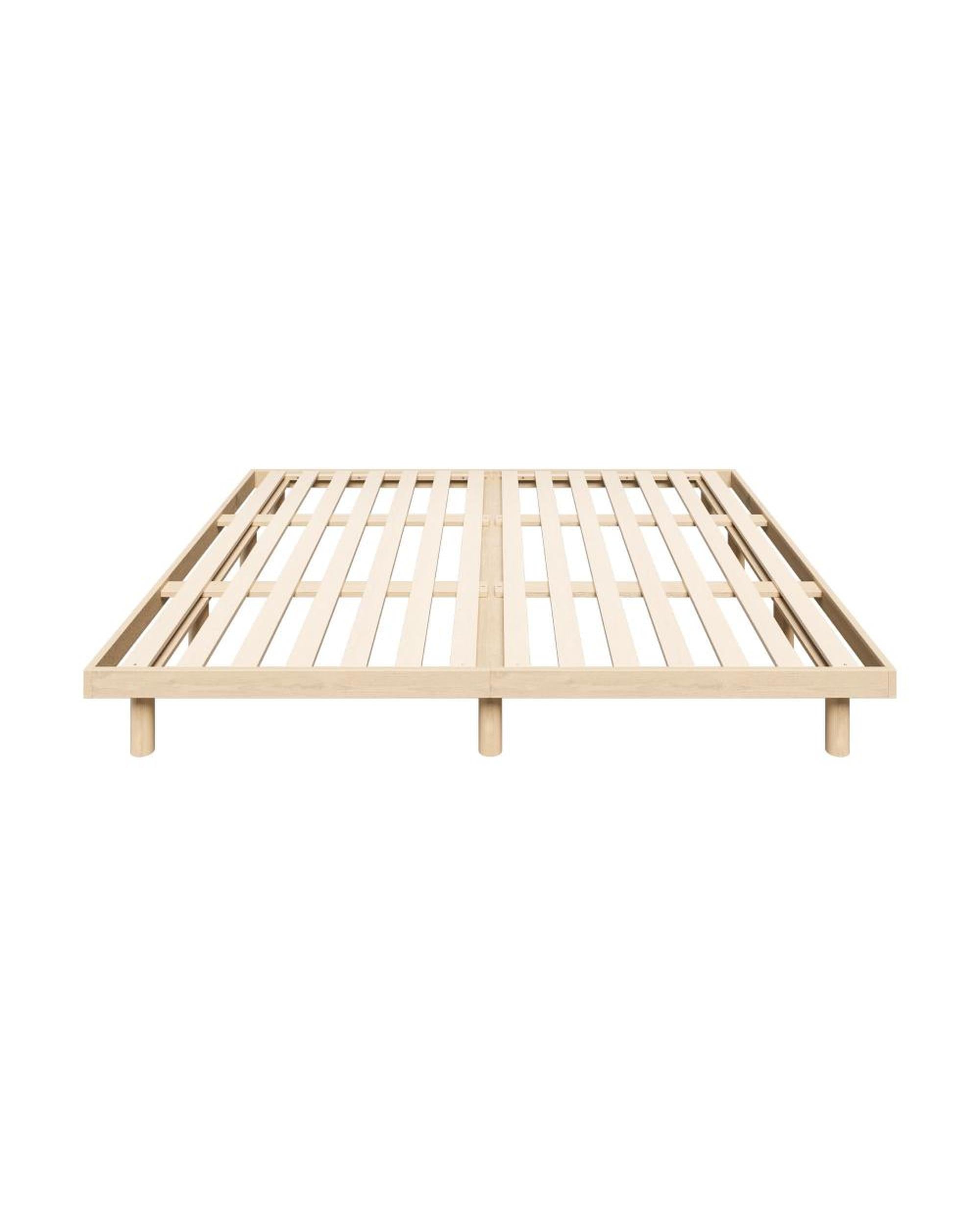 Gisborne Bed Frame Bed Base Solid Wood Slats Oikiture