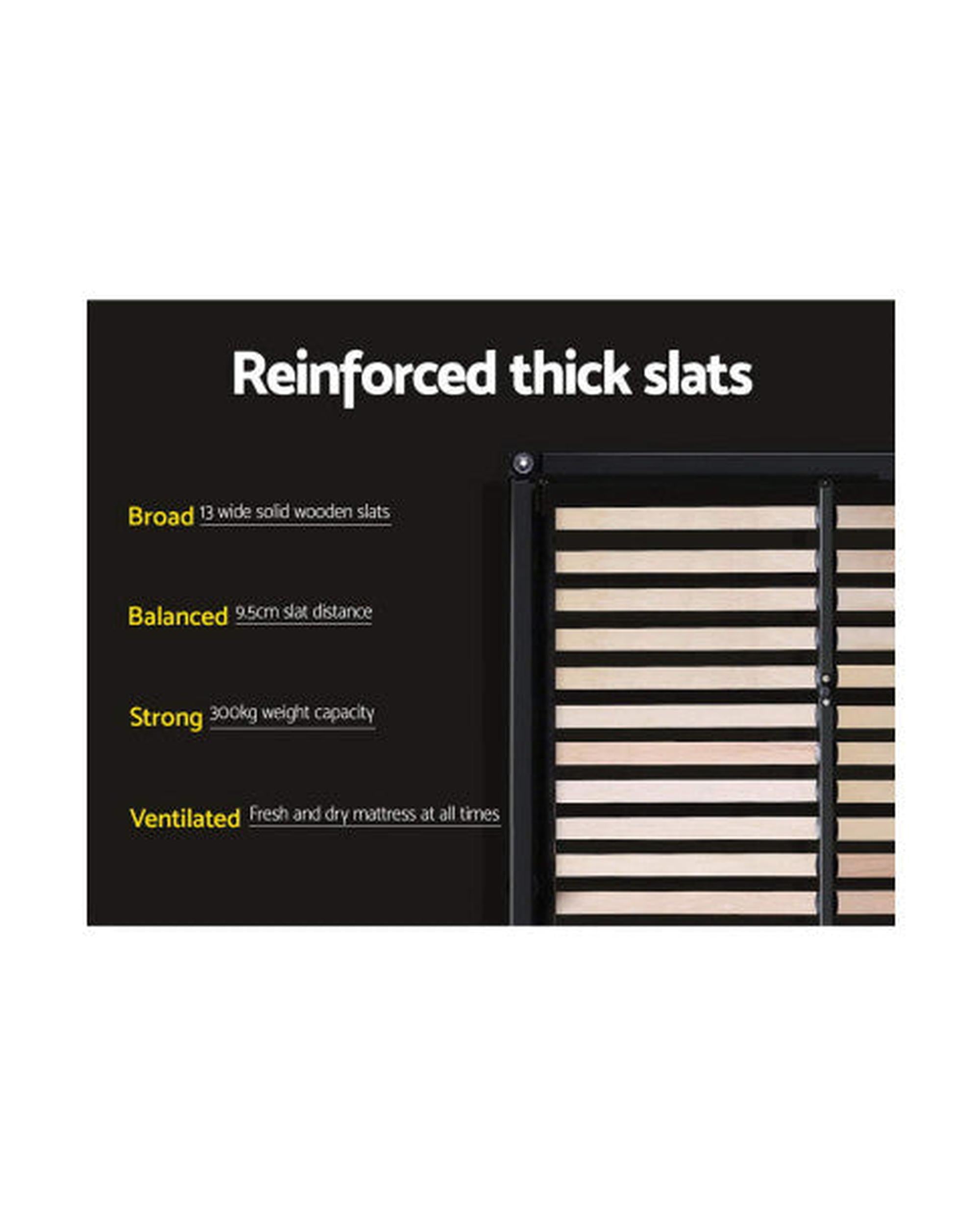 Vila Bed Frame Fabric Gas Lift Storage - Charcoal Artiss