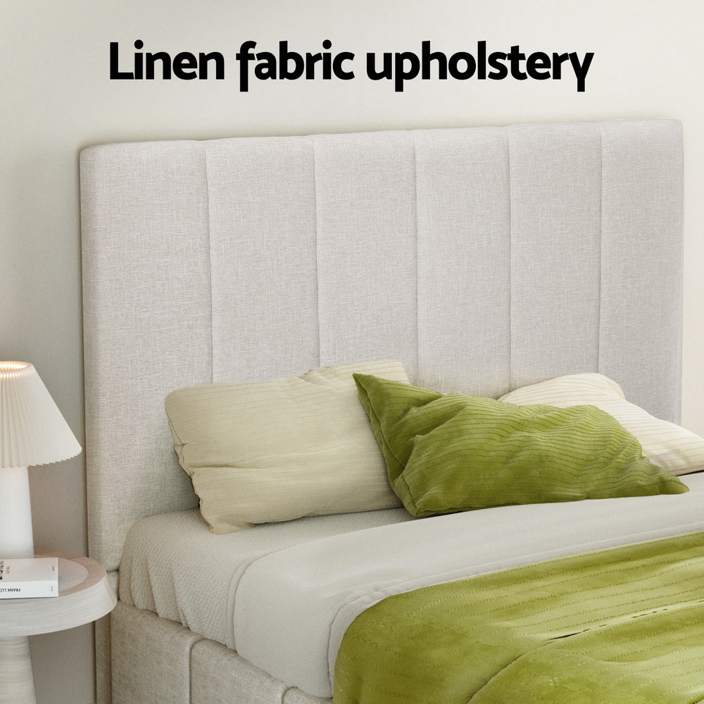 Bed Frame Beige TETTE Artiss