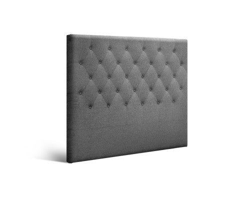 Bed Head Headboard King Single Bedhead Fabric CAPPI Grey Big Bedding Australia
