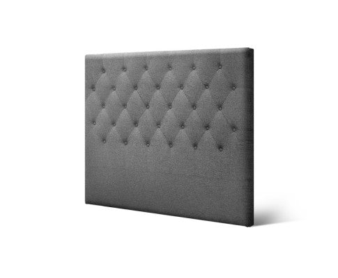 Bed Head Headboard King Single Bedhead Fabric CAPPI Grey Big Bedding Australia