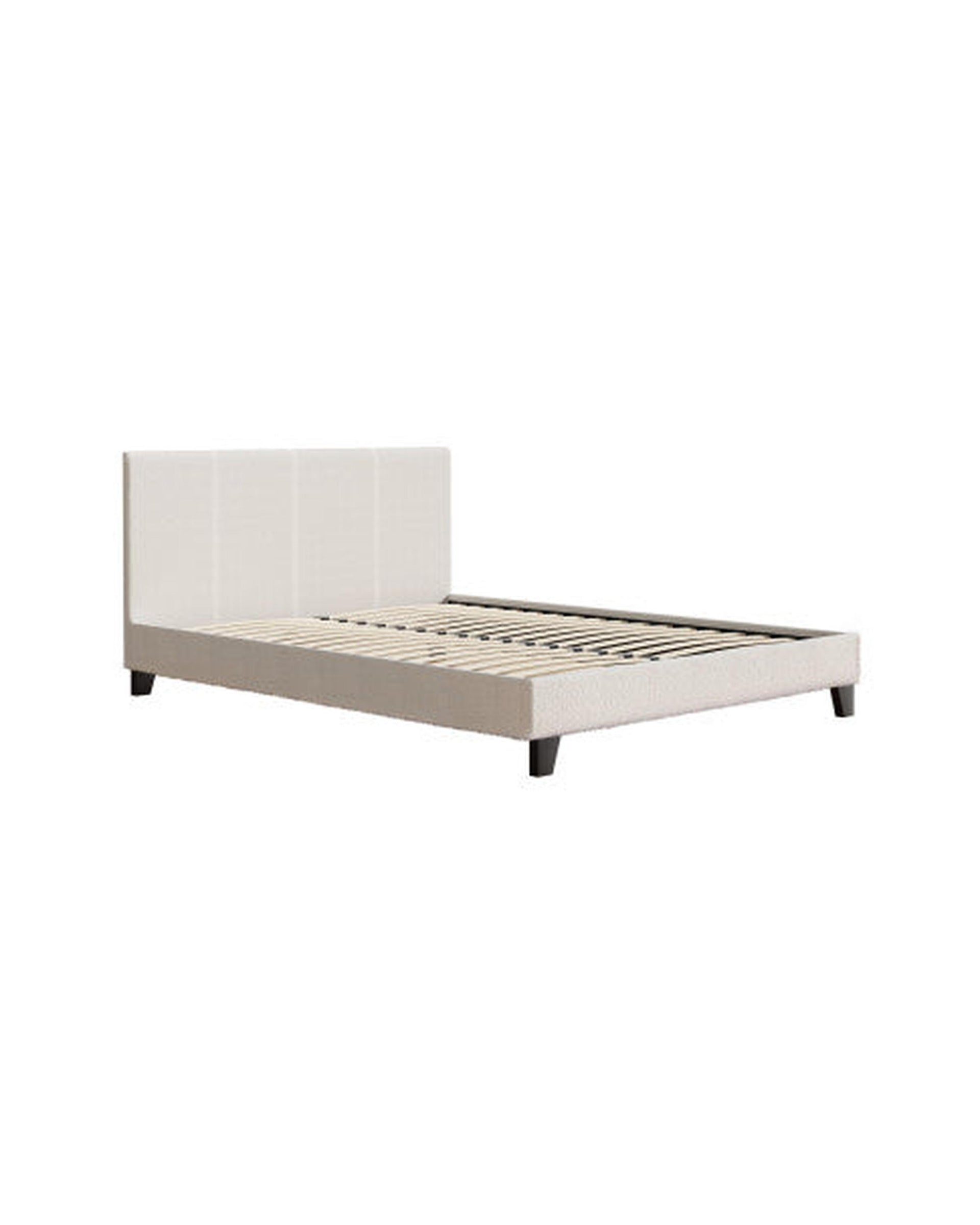 Artiss Bed Frame Queen Size Boucle Fabric Mattress Base Platform Wooden Artiss